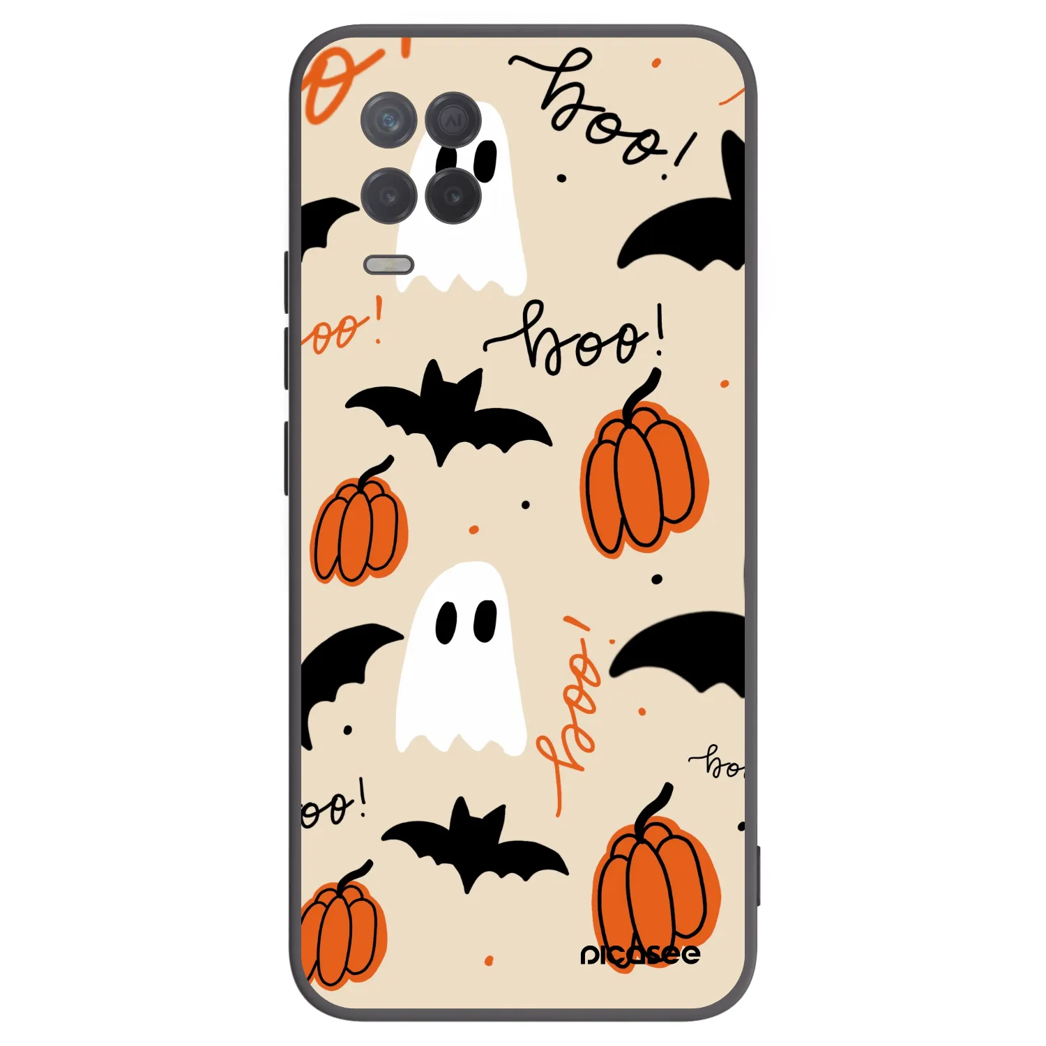 Picasee silikonski črni ovitek za Realme 8 5G - Halloween 26