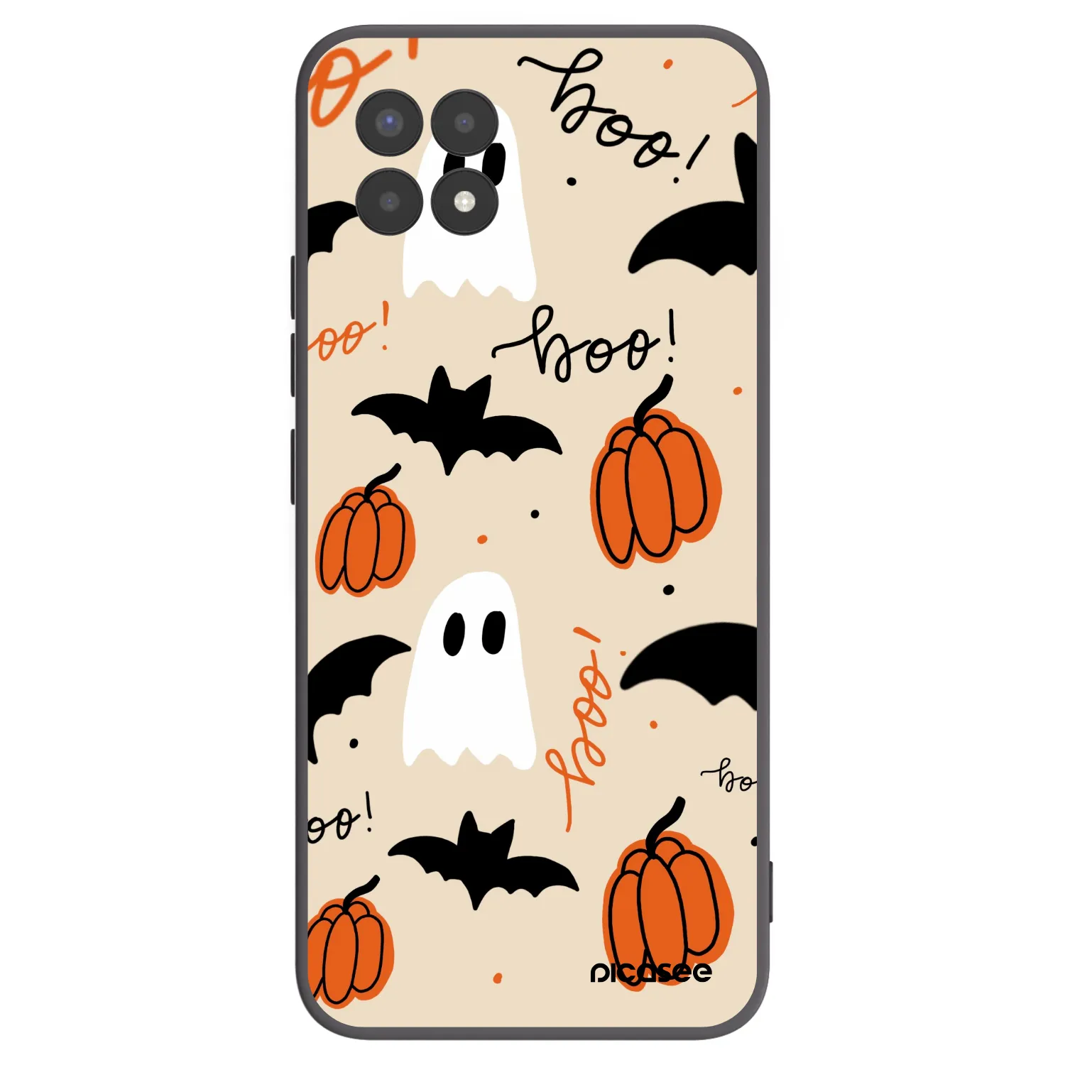 Picasee silikonski črni ovitek za Realme 8i - Halloween 26