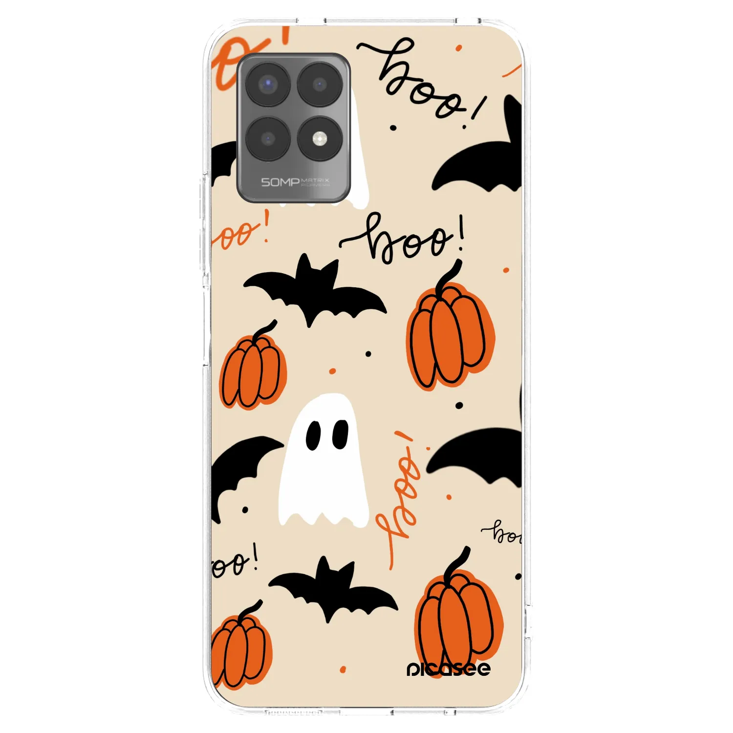 Picasee silikonski prozorni ovitek za Realme 8i - Halloween 26
