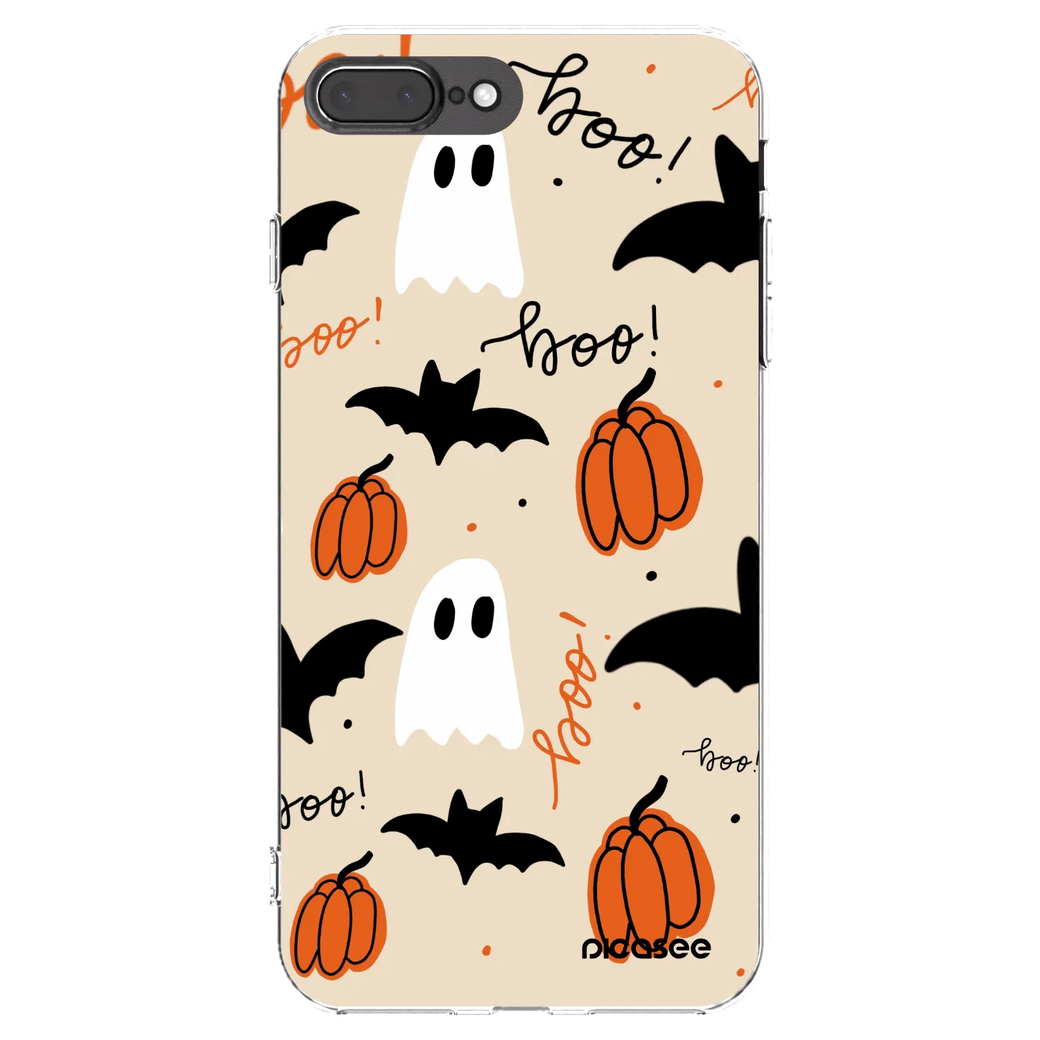 Picasee silikonski prozorni ovitek za Apple iPhone 7 Plus - Halloween 26