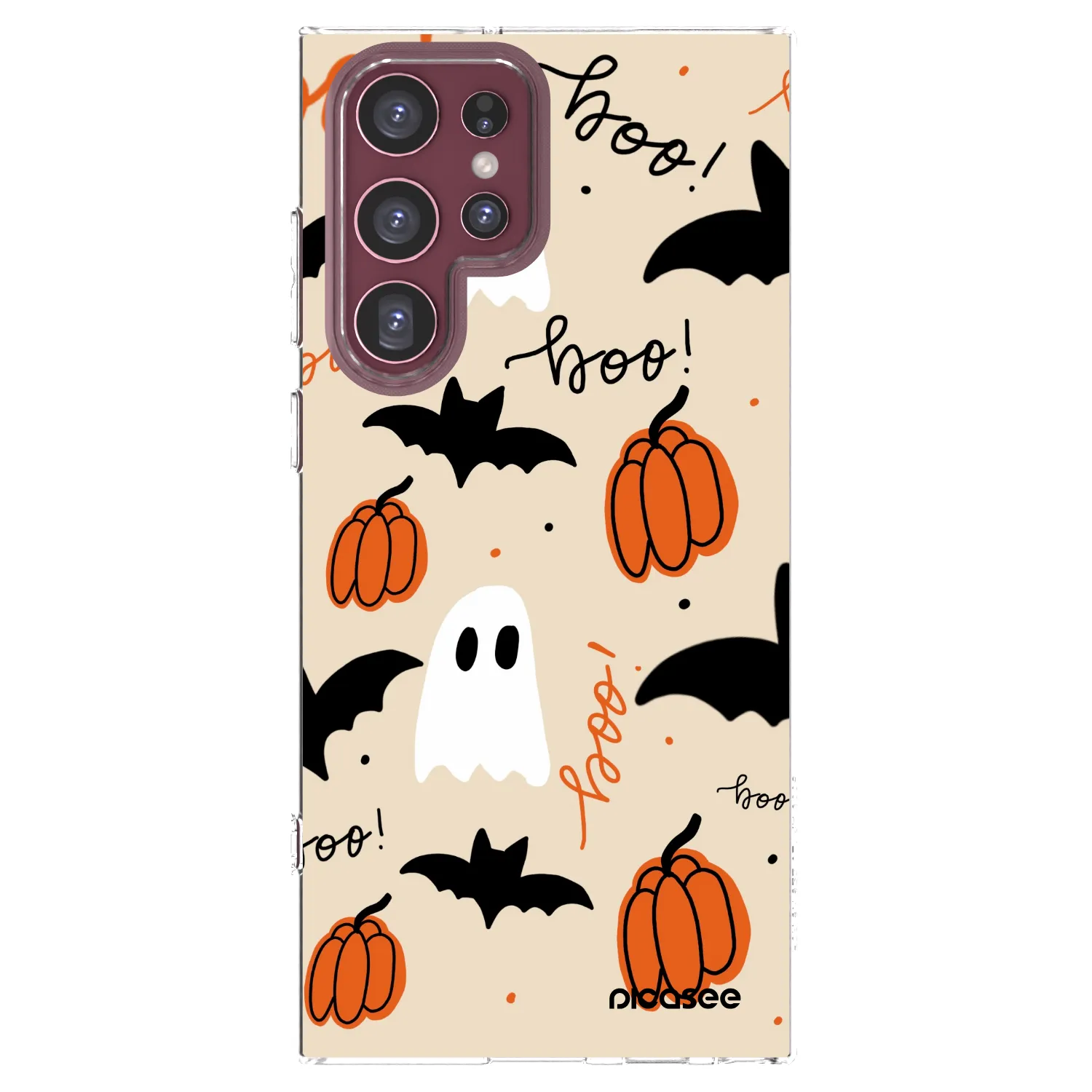 Picasee silikonski prozorni ovitek za Samsung Galaxy S22 Ultra 5G - Halloween 26