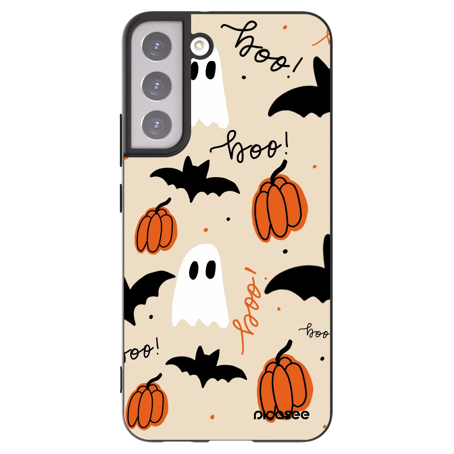 Picasee silikonski črni ovitek za Samsung Galaxy S22+ 5G - Halloween 26