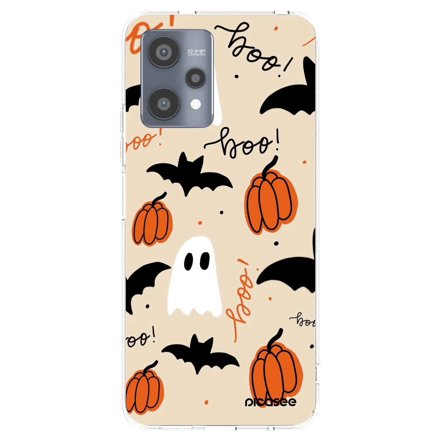 Picasee silikonski prozorni ovitek za Realme 9 Pro 5G - Halloween 26