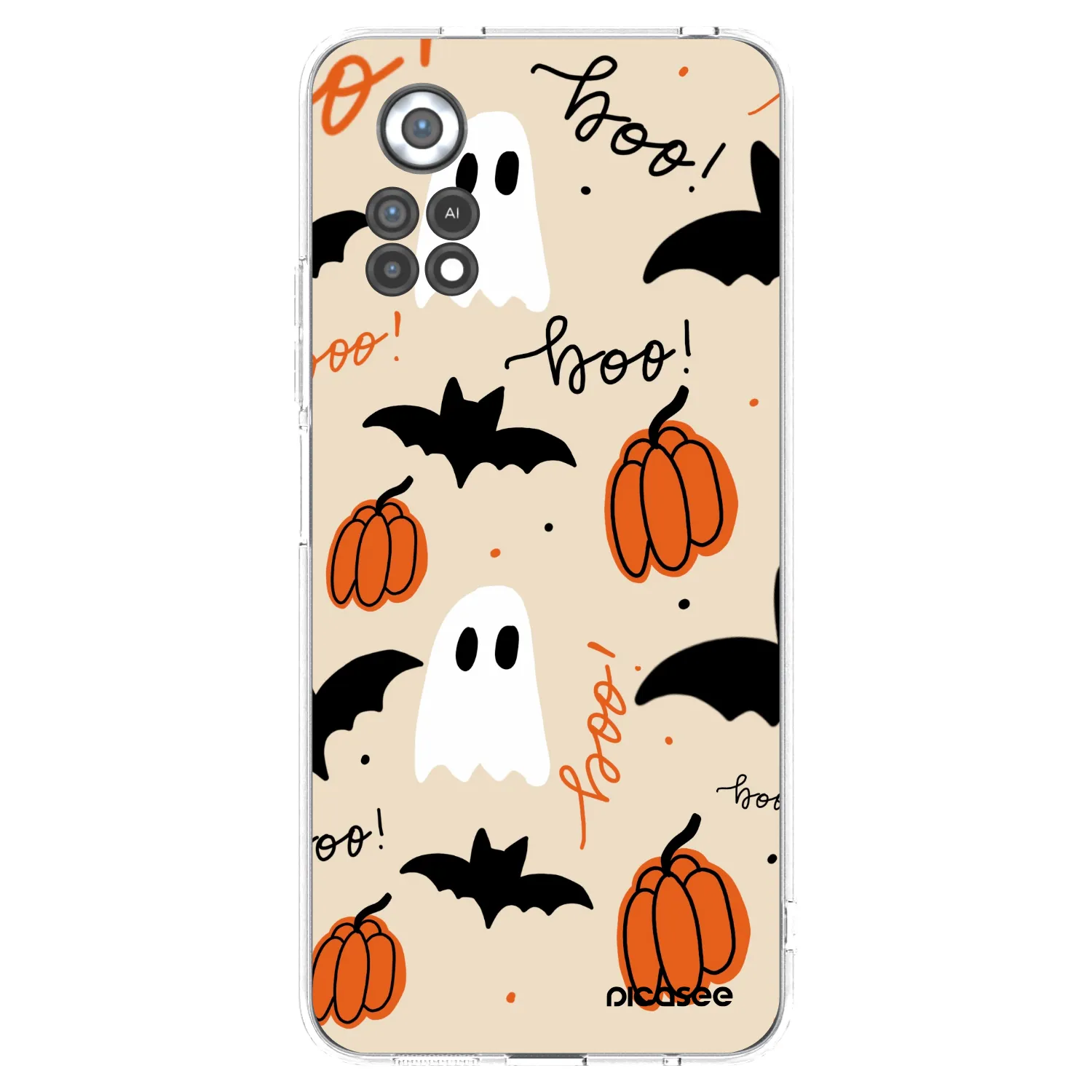 Picasee silikonski prozorni ovitek za Xiaomi Poco X4 Pro 5G - Halloween 26