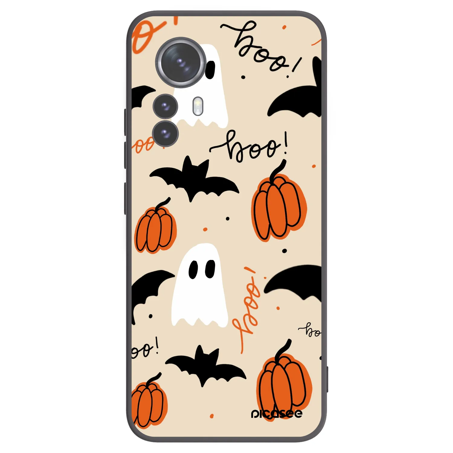 Picasee silikonski črni ovitek za Xiaomi 12 Pro - Halloween 26