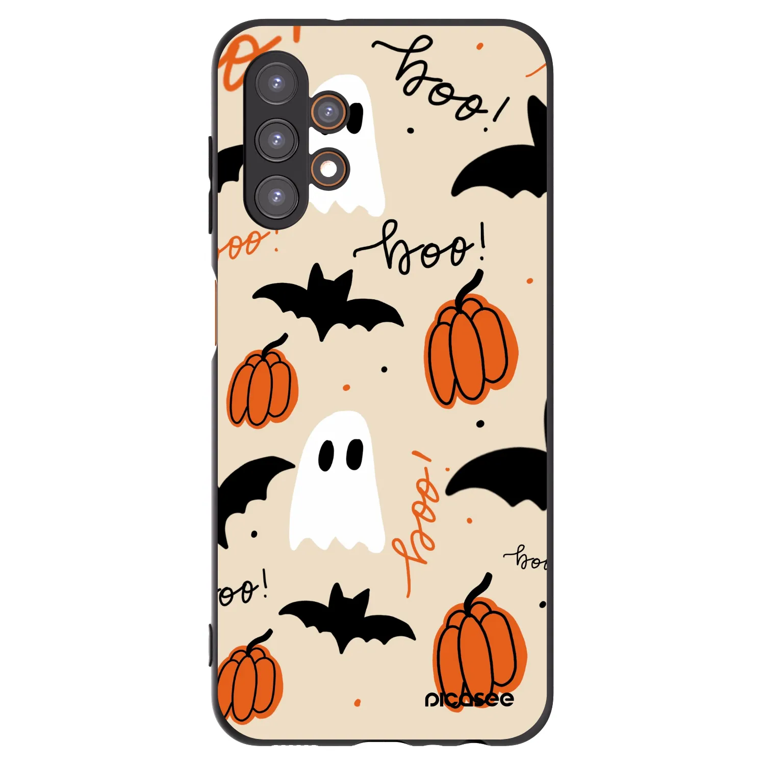 Picasee silikonski črni ovitek za Samsung Galaxy A13 4G A135 - Halloween 26