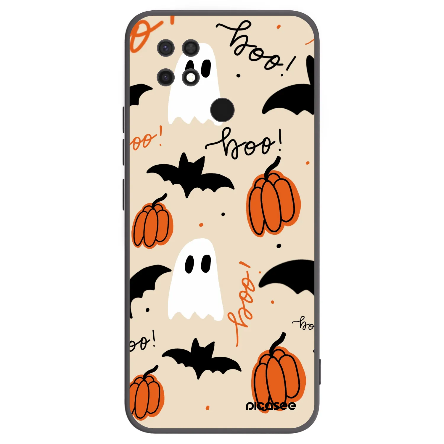 Picasee silikonski črni ovitek za Xiaomi Redmi 10C - Halloween 26