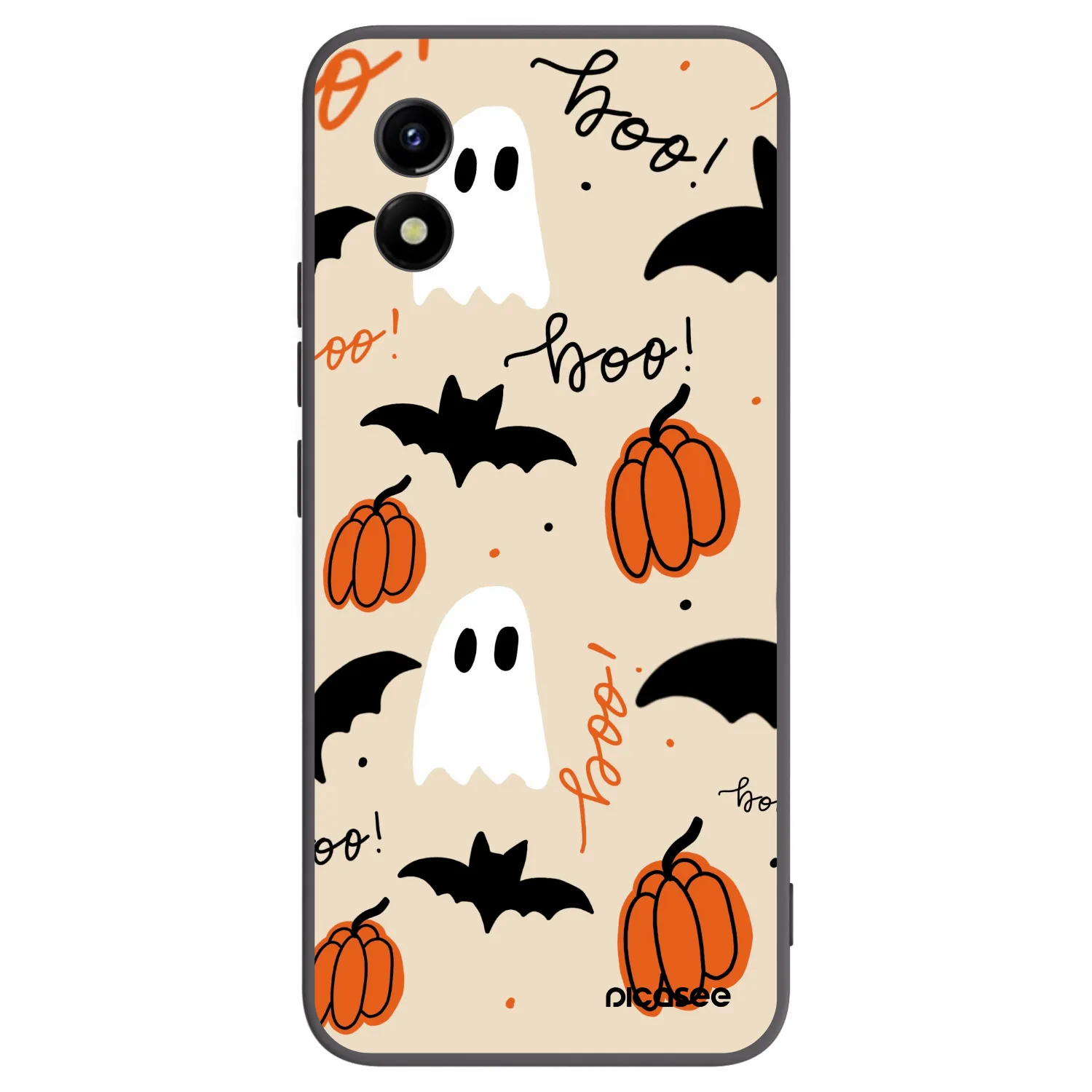 Picasee silikonski črni ovitek za Vivo Y01 - Halloween 26