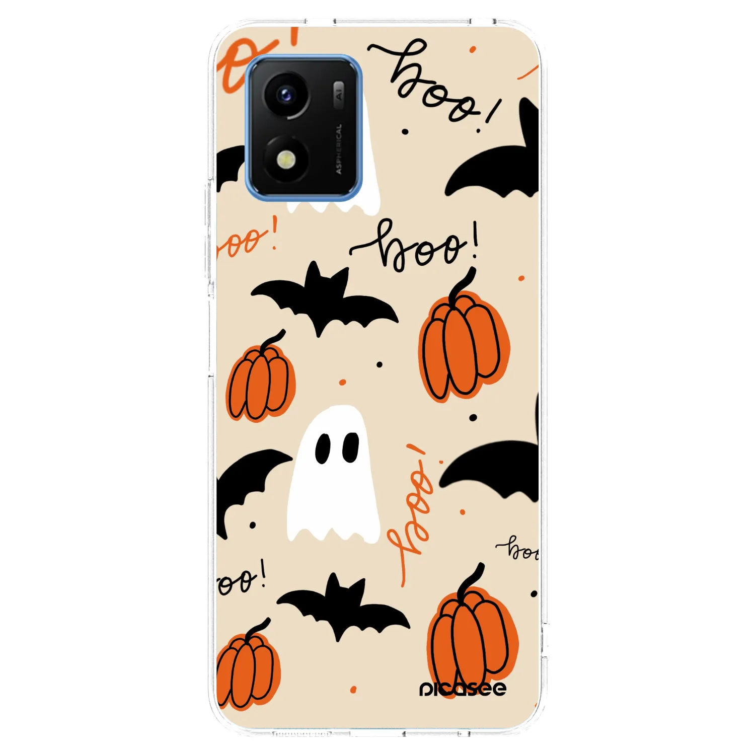 Picasee silikonski prozorni ovitek za Vivo Y01 - Halloween 26