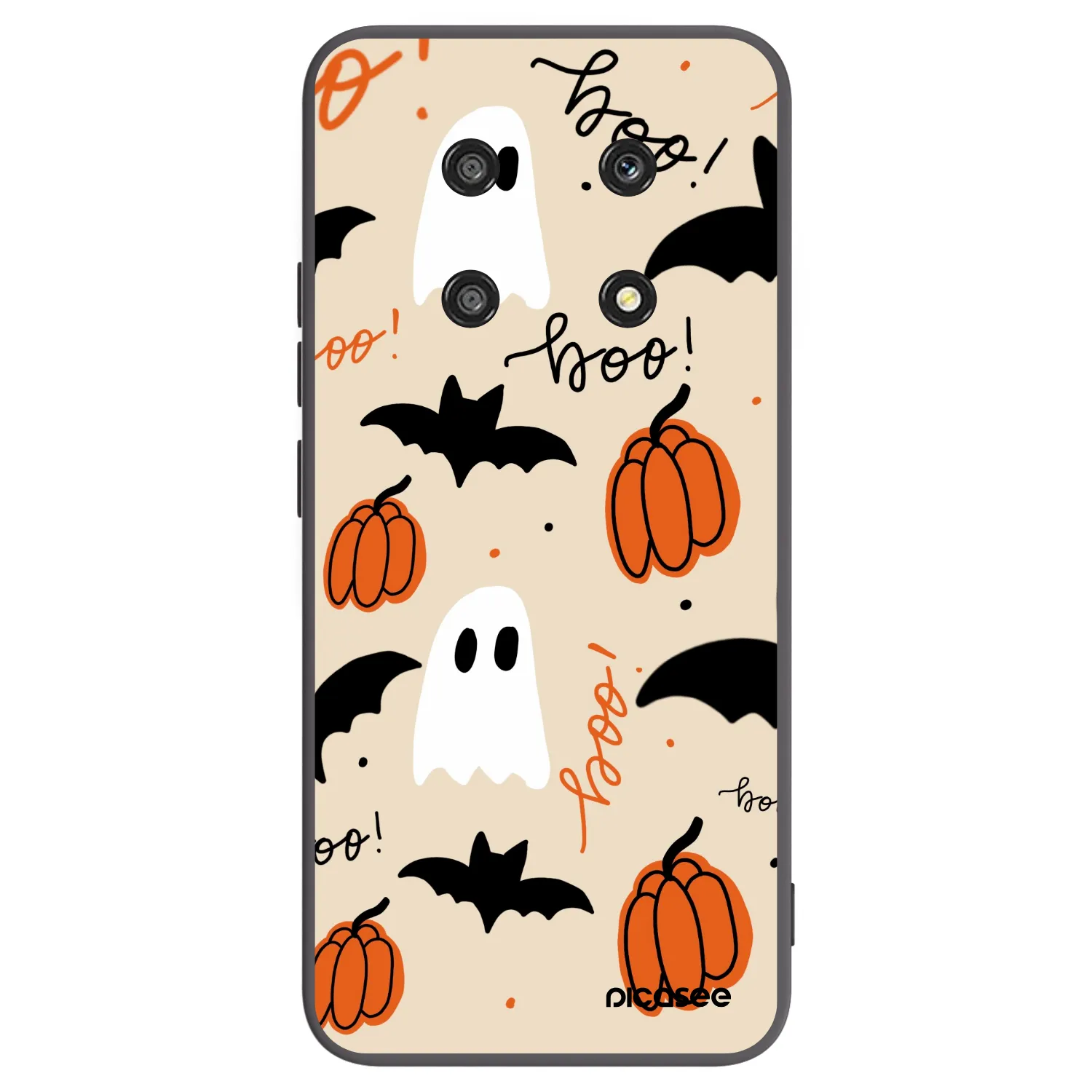 Picasee silikonski črni ovitek za Honor Magic4 Lite 5G - Halloween 26