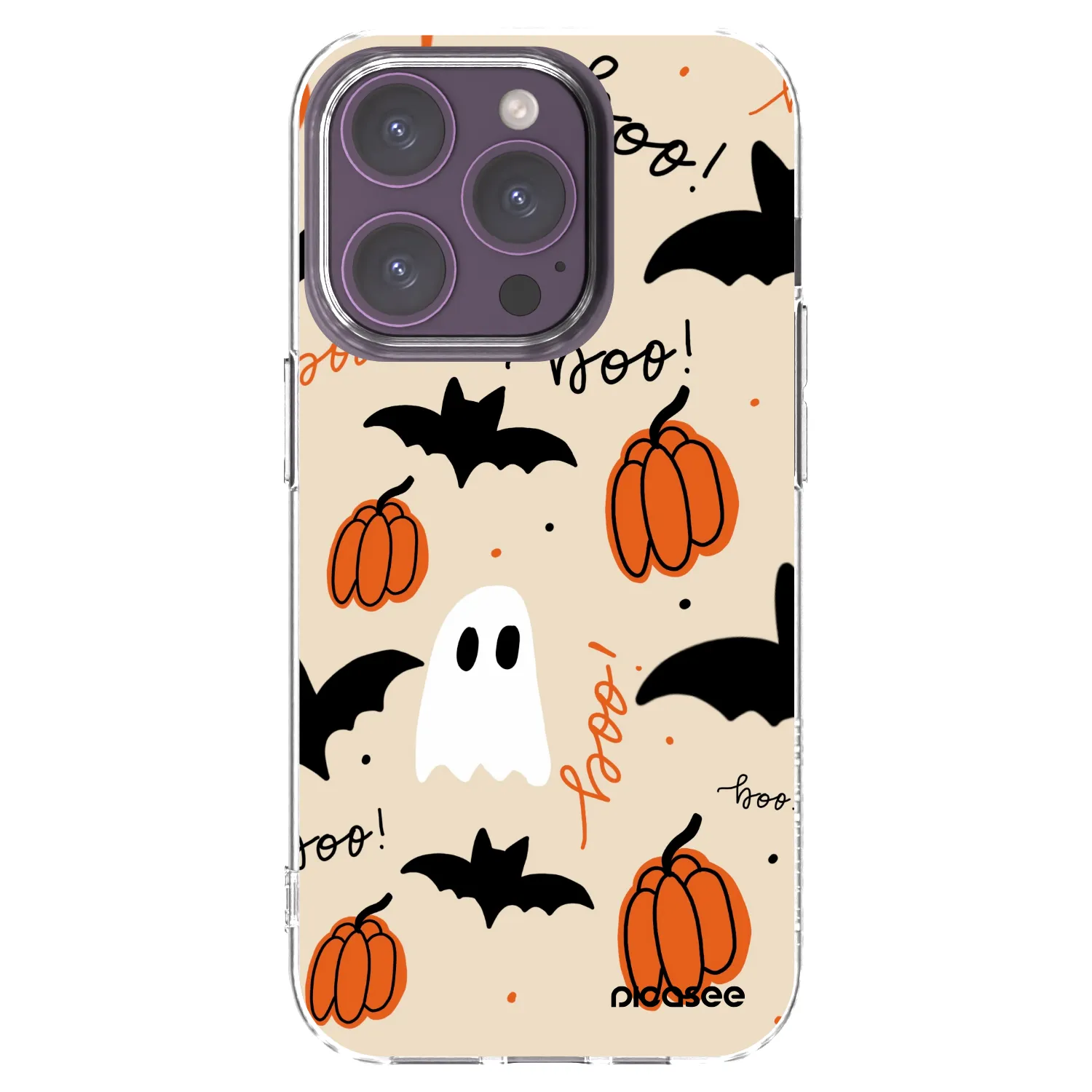 Picasee silikonski prozorni ovitek za Apple iPhone 14 Pro - Halloween 26