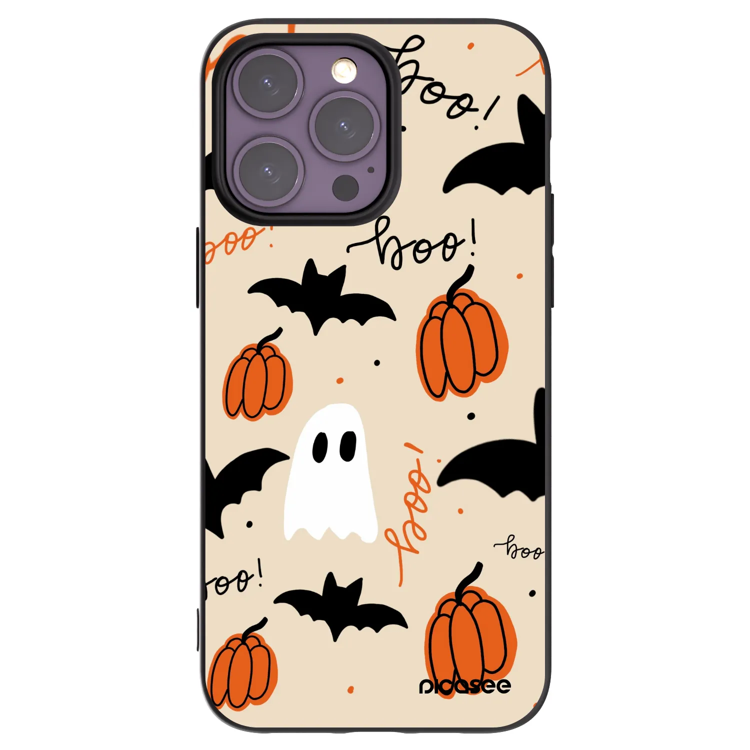 Picasee silikonski črni ovitek za Apple iPhone 14 Pro Max - Halloween 26