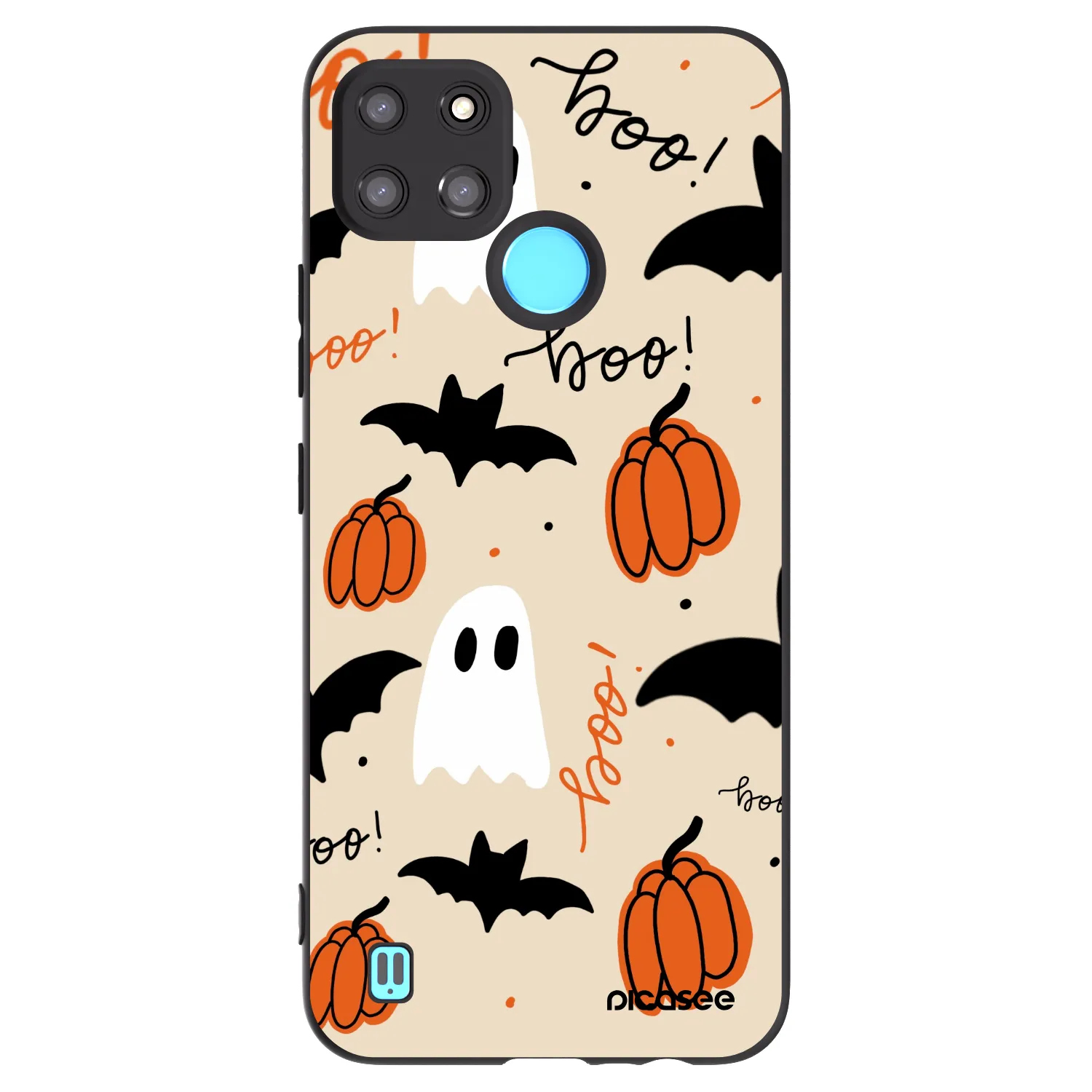 Picasee silikonski črni ovitek za Realme C21Y - Halloween 26