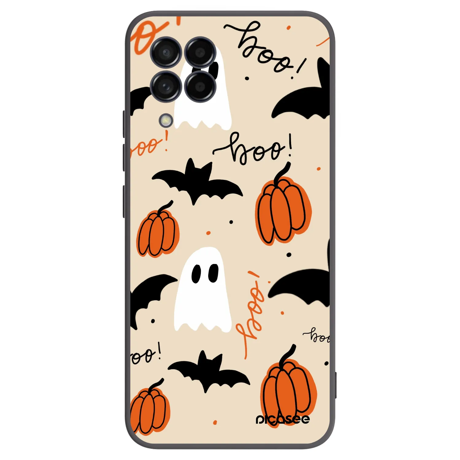 Picasee silikonski črni ovitek za Samsung Galaxy M53 5G - Halloween 26