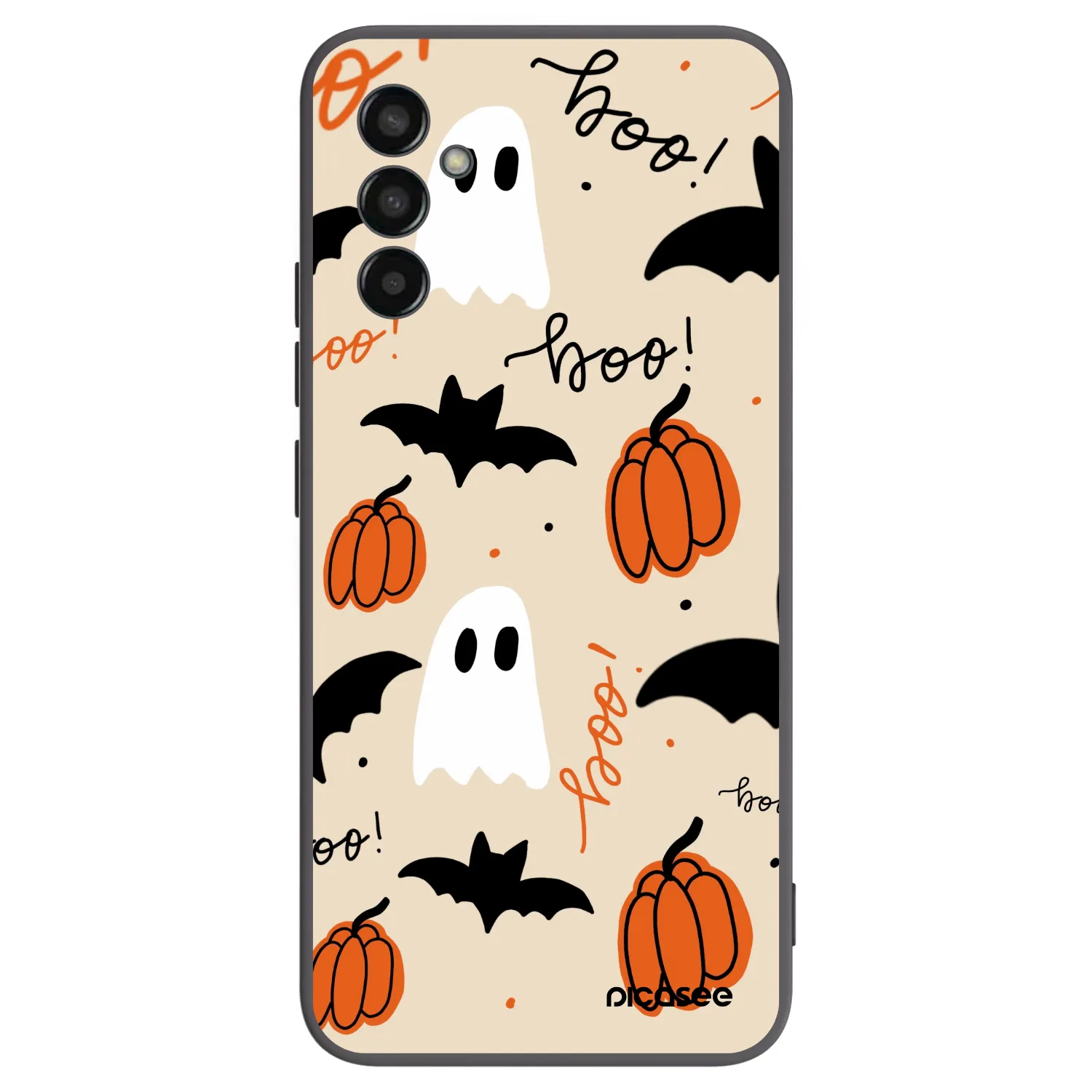 Picasee silikonski črni ovitek za Samsung Galaxy M13 M135F - Halloween 26