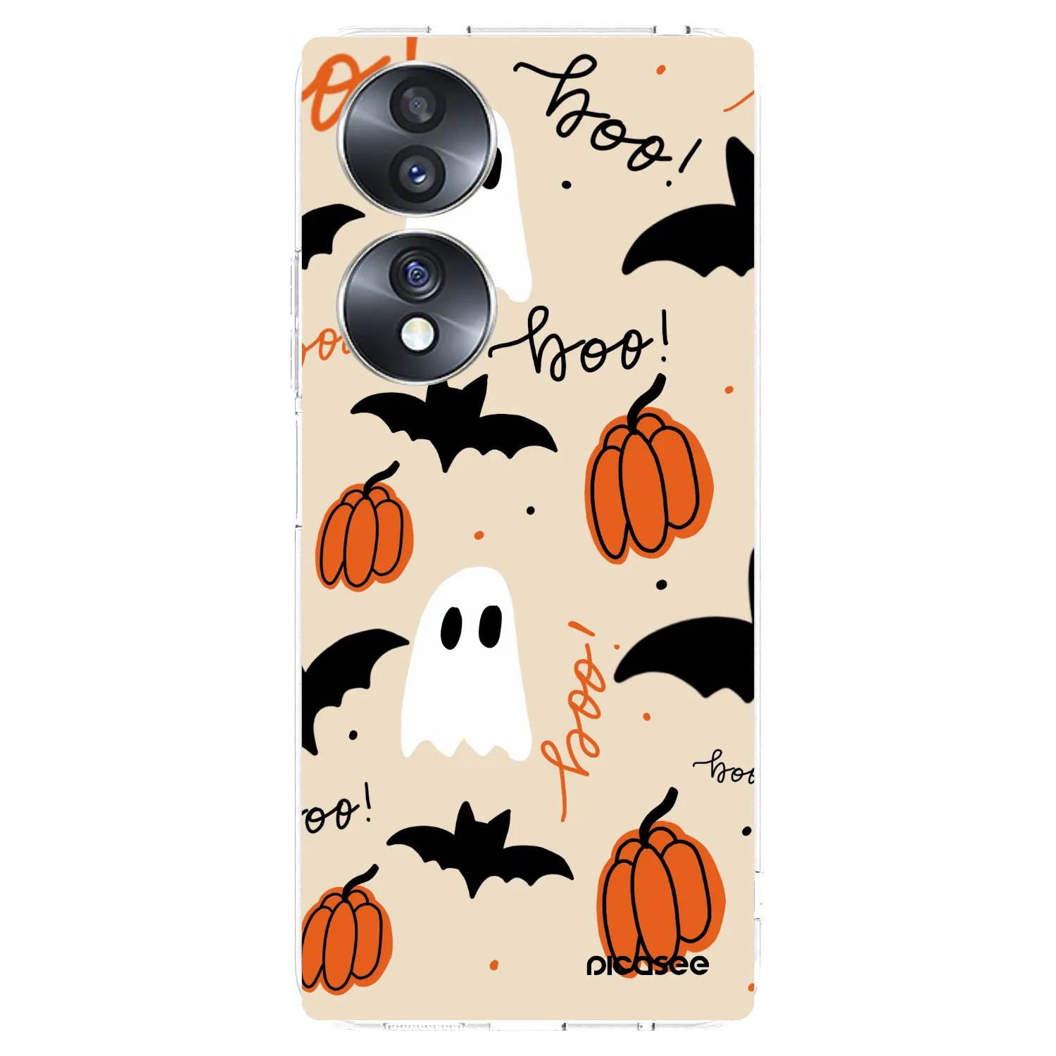 Picasee silikonski prozorni ovitek za Honor 70 - Halloween 26