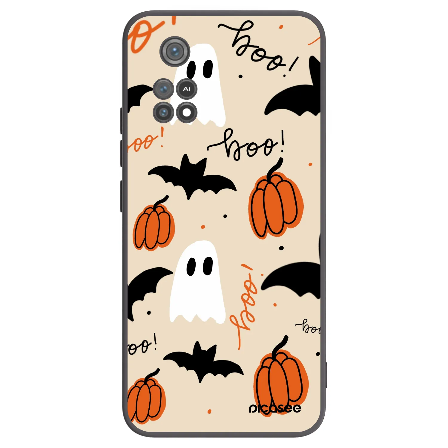 Picasee silikonski črni ovitek za Xiaomi Poco M4 Pro - Halloween 26