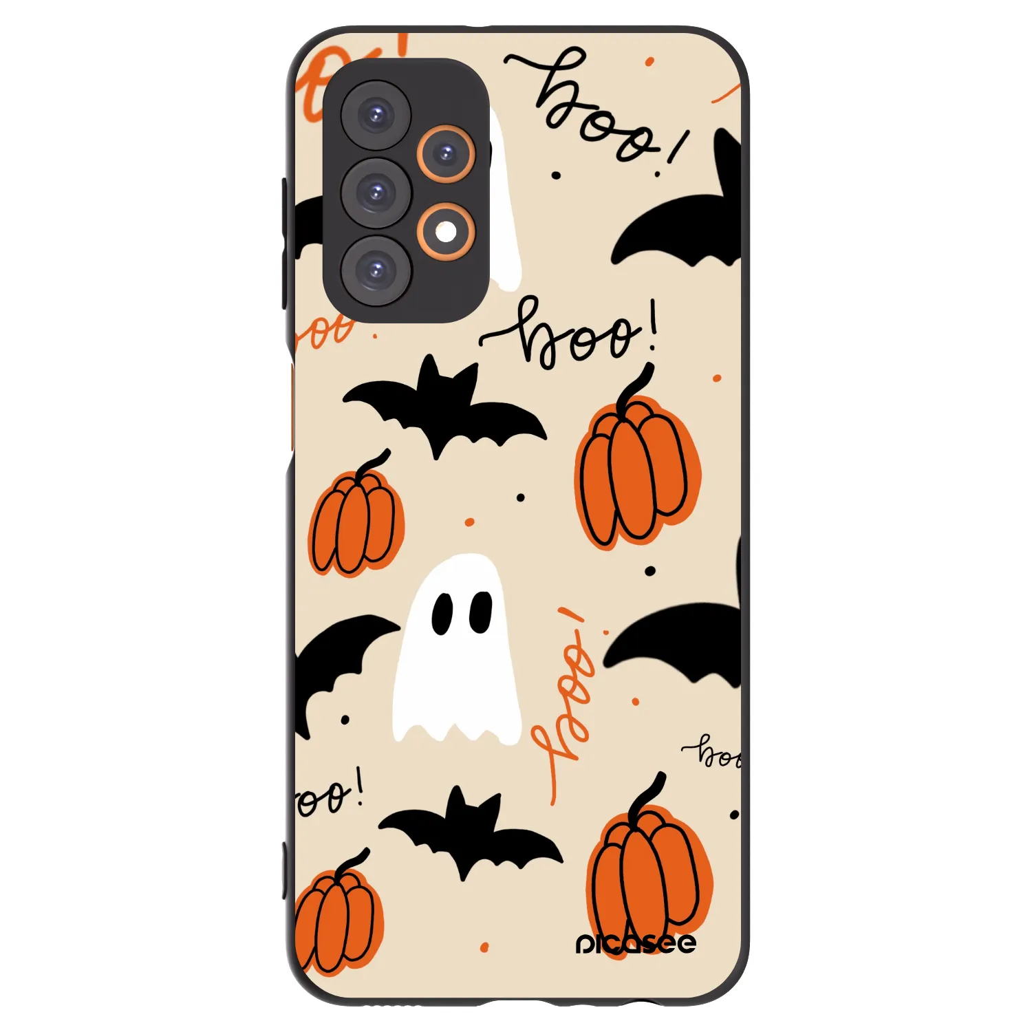 Picasee silikonski črni ovitek za Samsung Galaxy A23 A235F 4G - Halloween 26