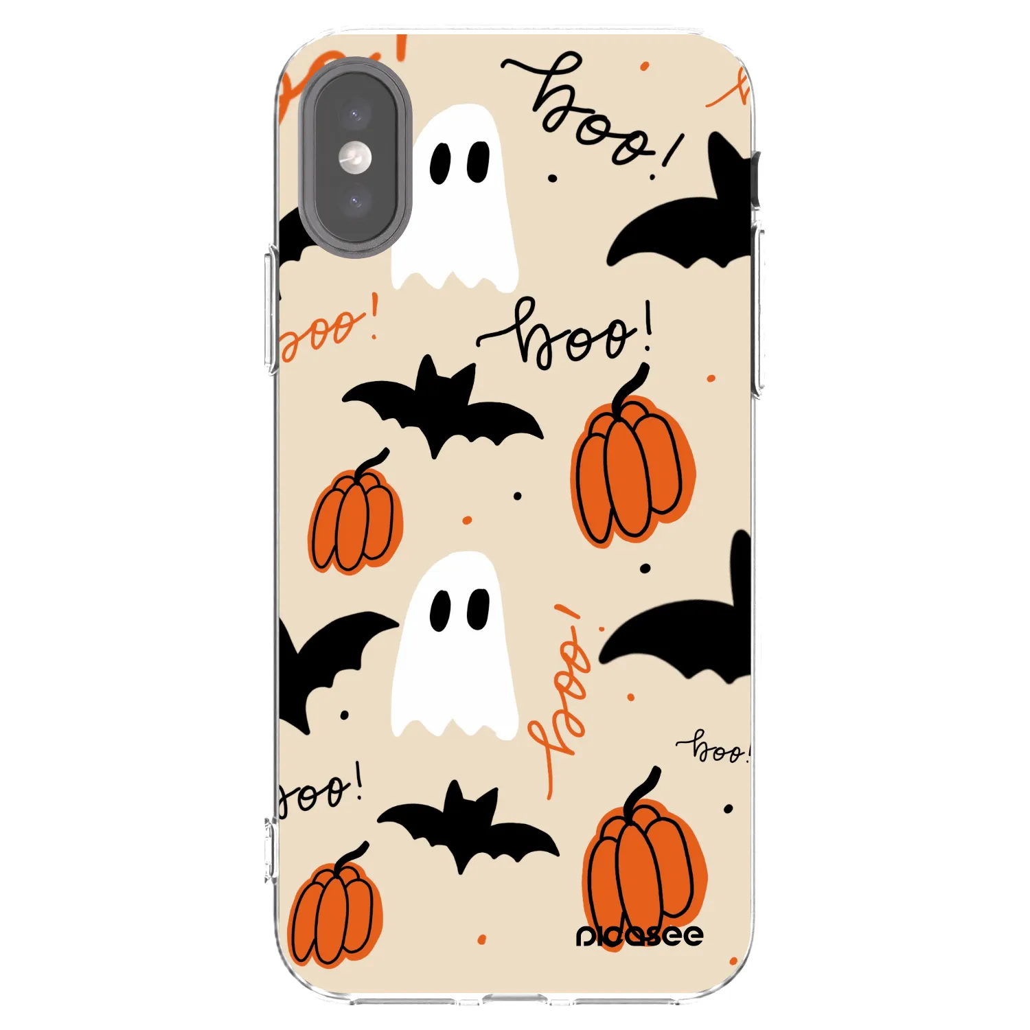 Picasee silikonski prozorni ovitek za Apple iPhone X/XS - Halloween 26