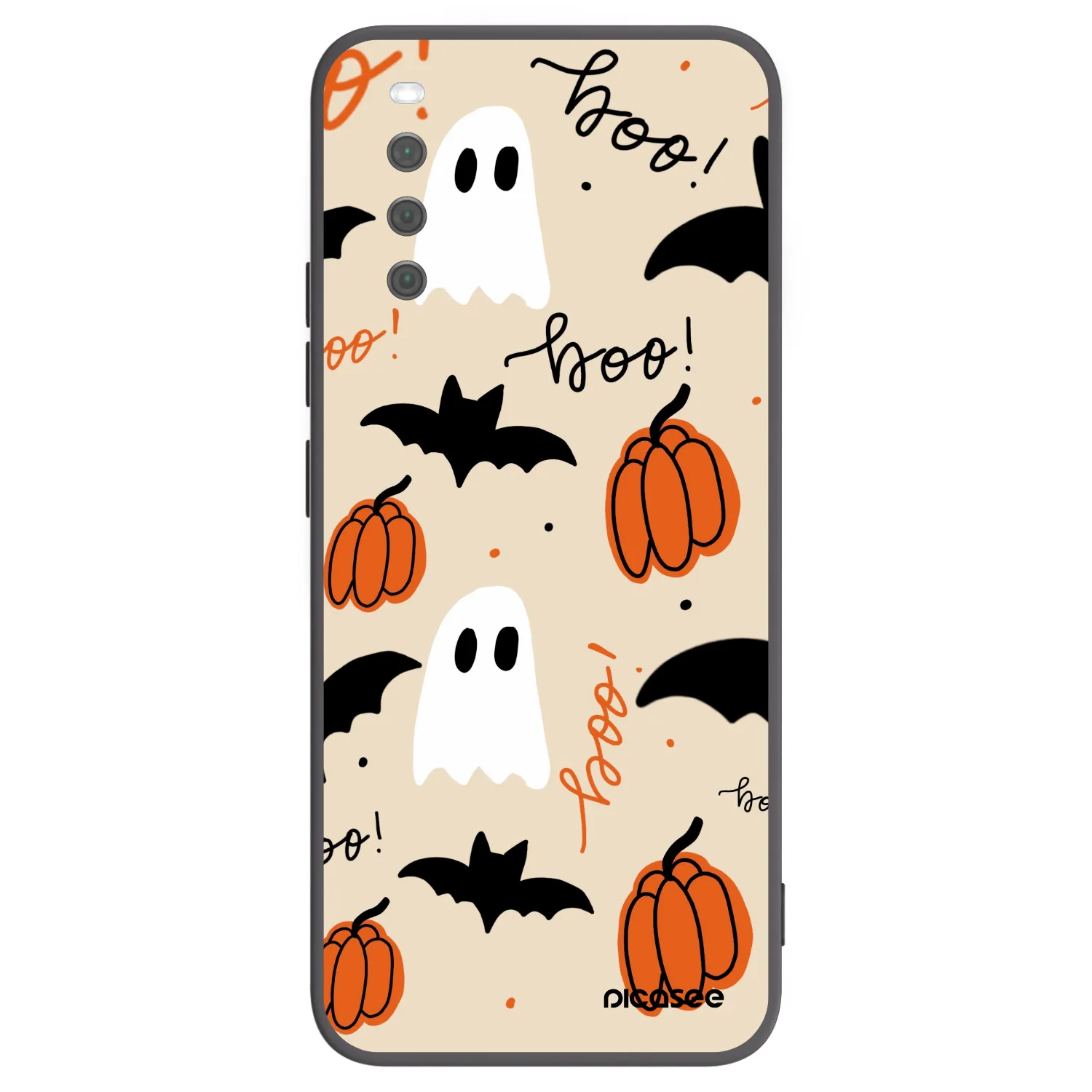 Picasee silikonski črni ovitek za Sony Xperia 10 III - Halloween 26