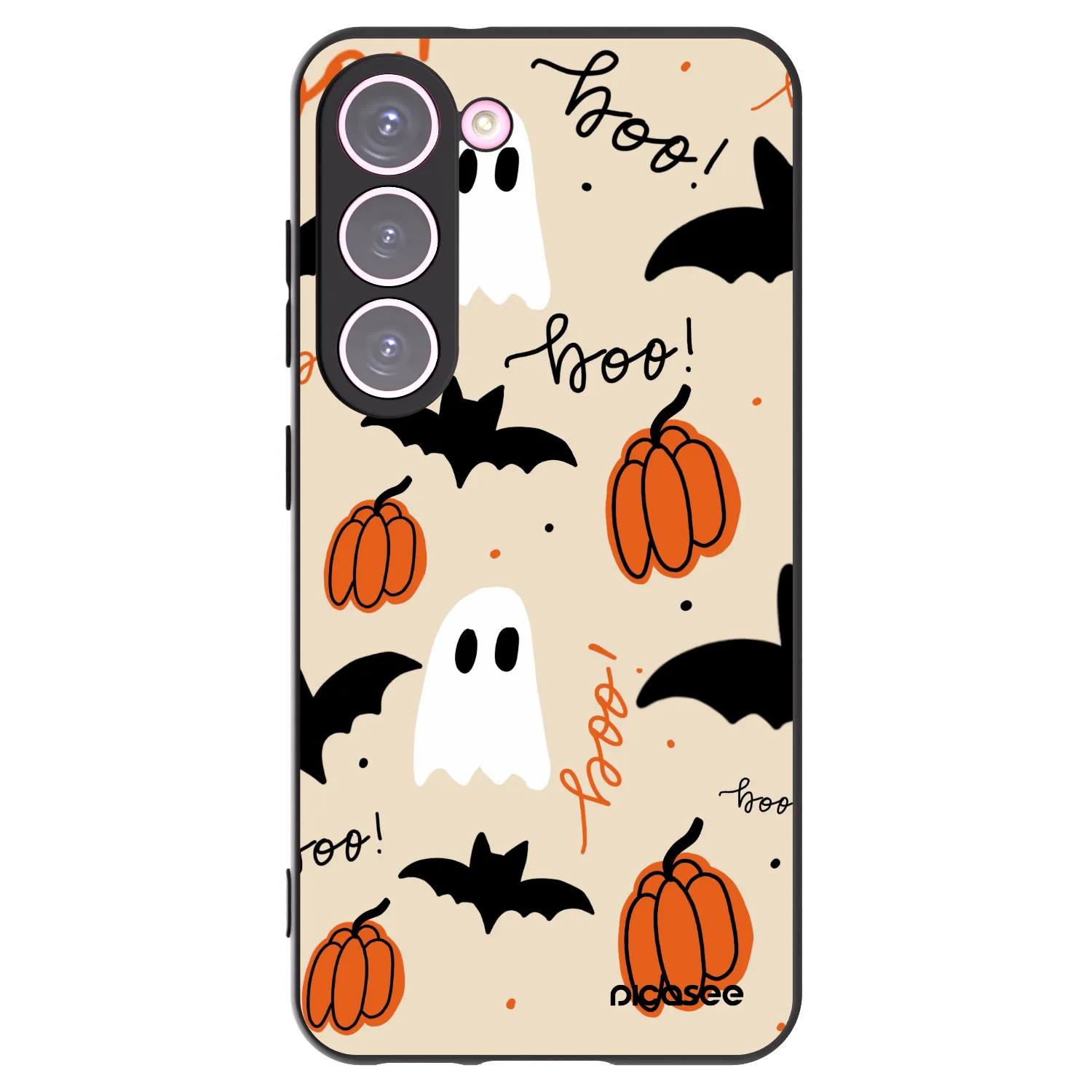 Picasee silikonski črni ovitek za Samsung Galaxy S23 5G - Halloween 26