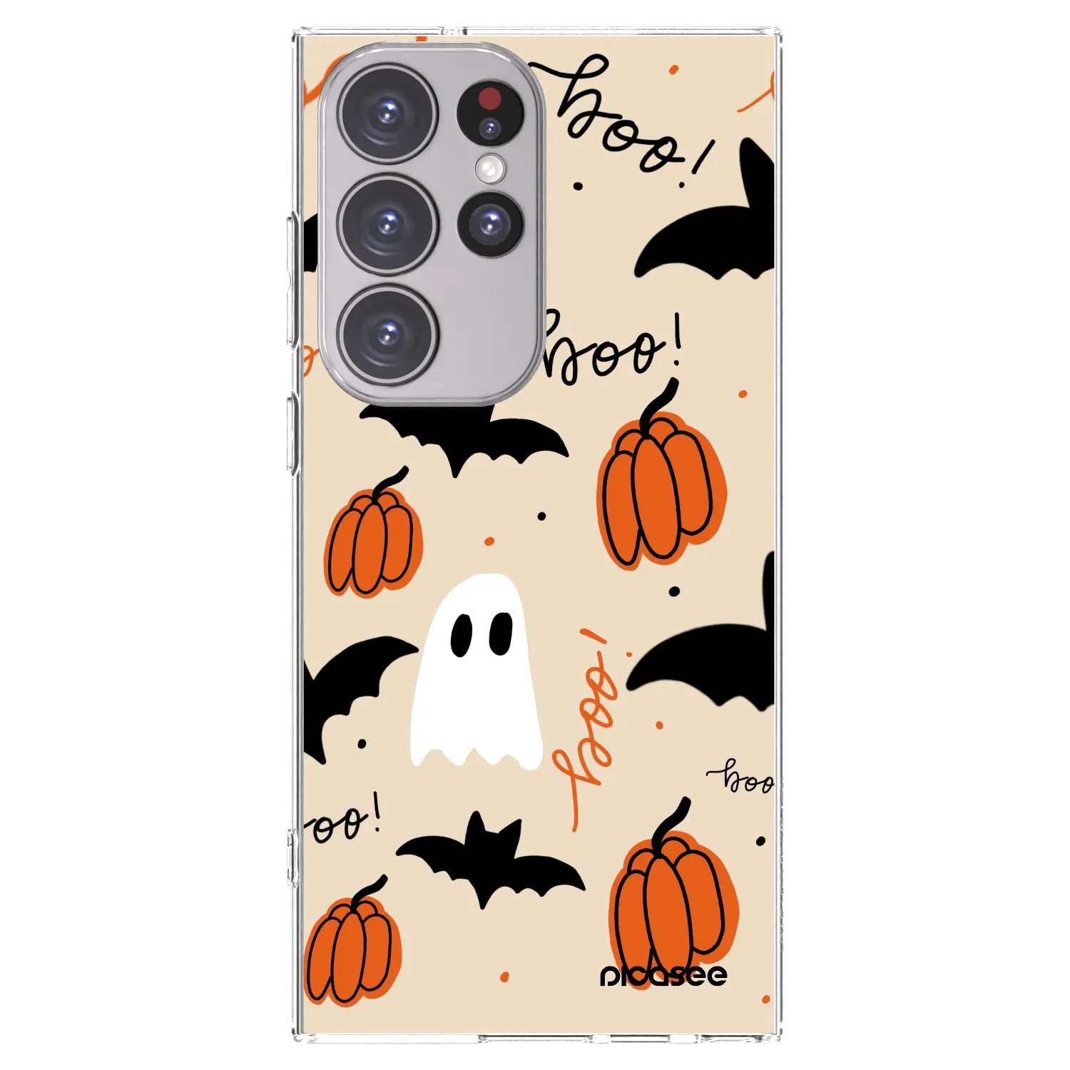 Picasee silikonski prozorni ovitek za Samsung Galaxy S23 Ultra 5G - Halloween 26