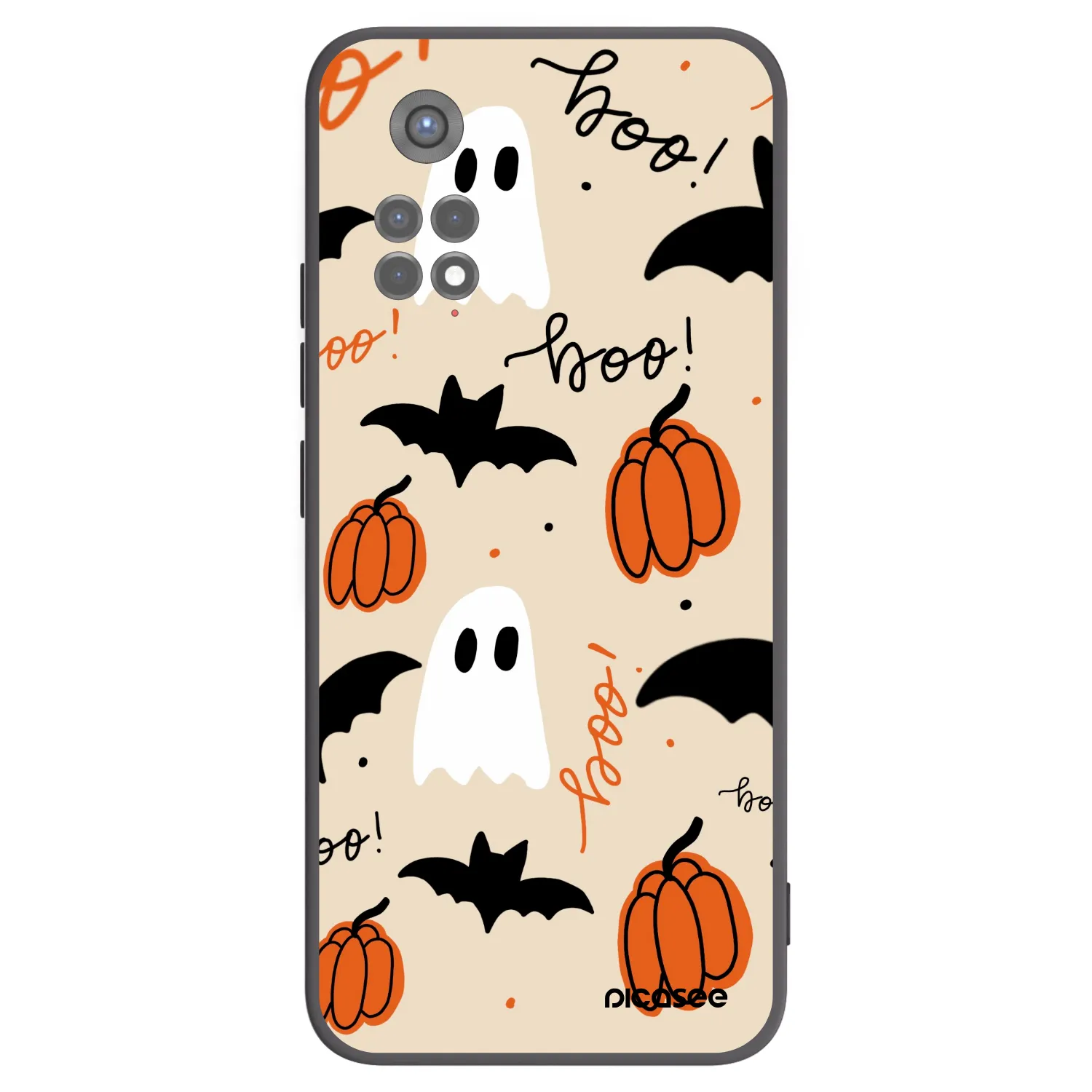Picasee silikonski črni ovitek za Xiaomi Redmi Note 11S 5G - Halloween 26