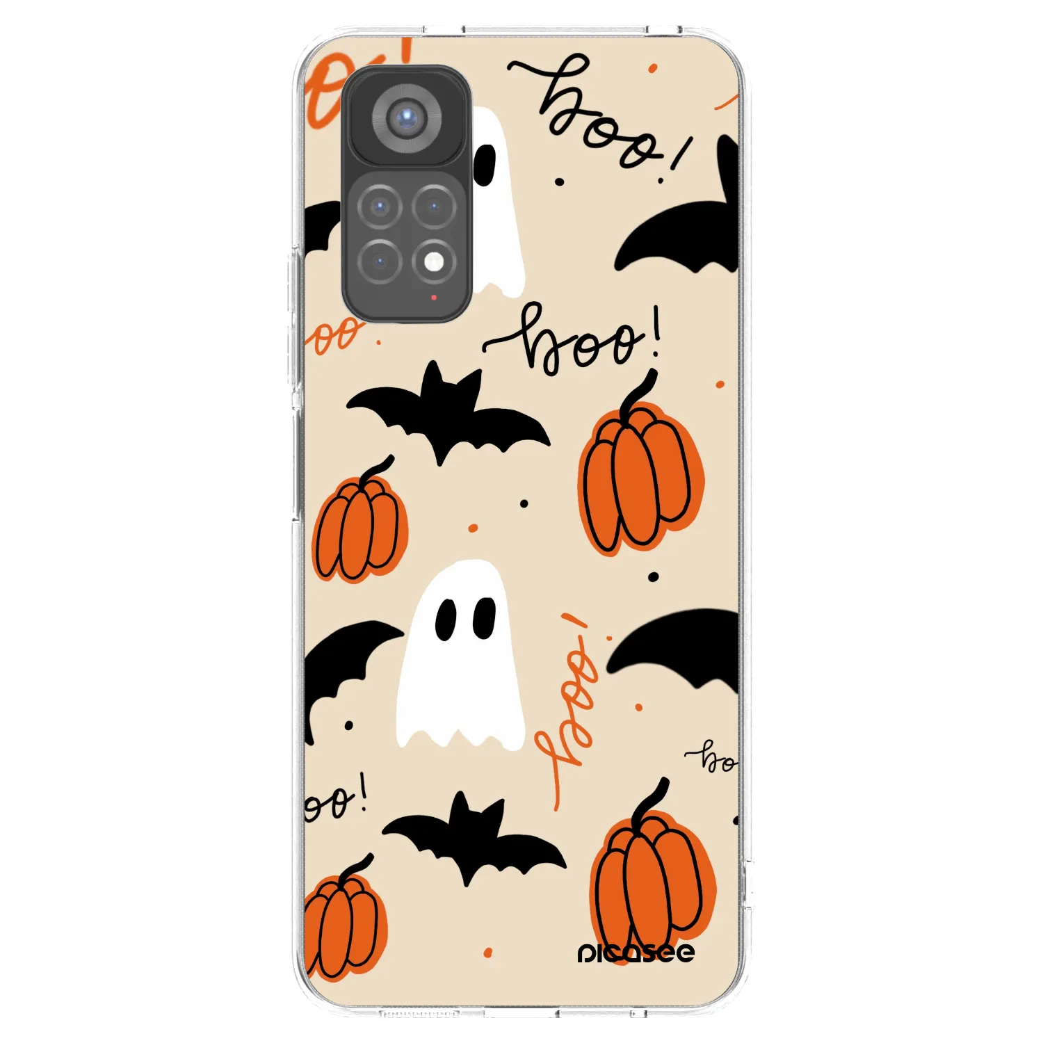 Picasee silikonski prozorni ovitek za Xiaomi Redmi Note 11S 5G - Halloween 26