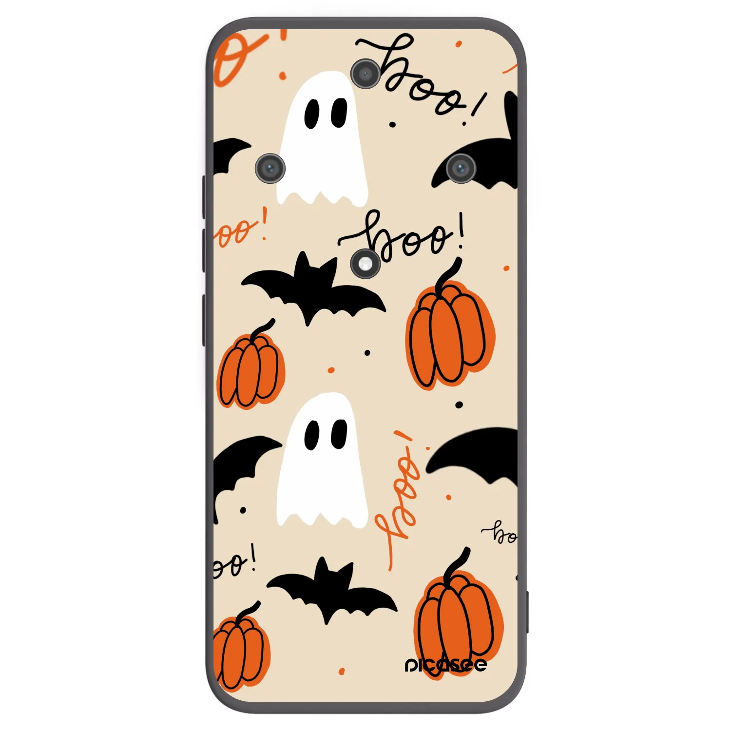Picasee silikonski črni ovitek za Honor Magic5 Lite 5G - Halloween 26