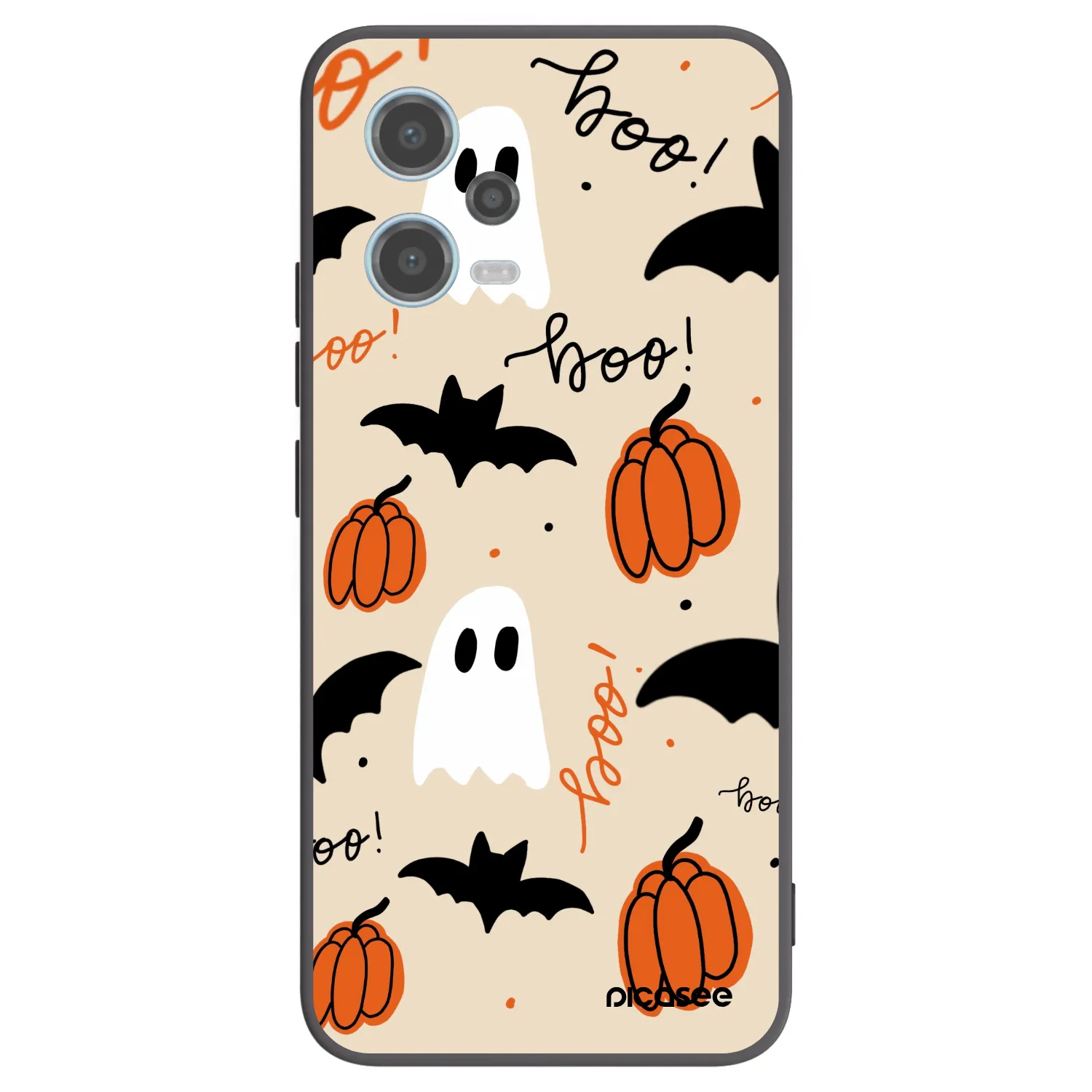 Picasee silikonski črni ovitek za Xiaomi Redmi Note 12 5G - Halloween 26