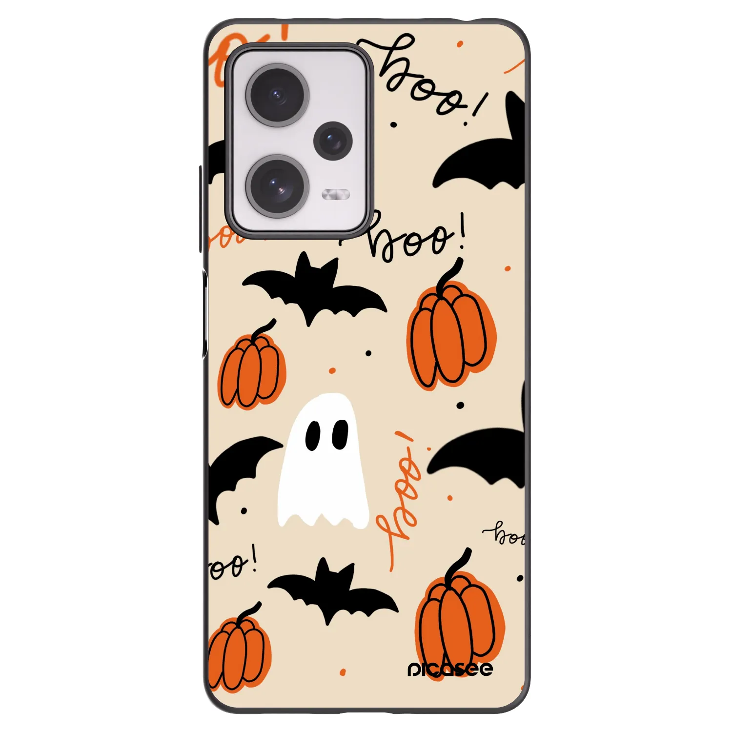 Picasee silikonski črni ovitek za Xiaomi Redmi Note 12 Pro+ 5G - Halloween 26