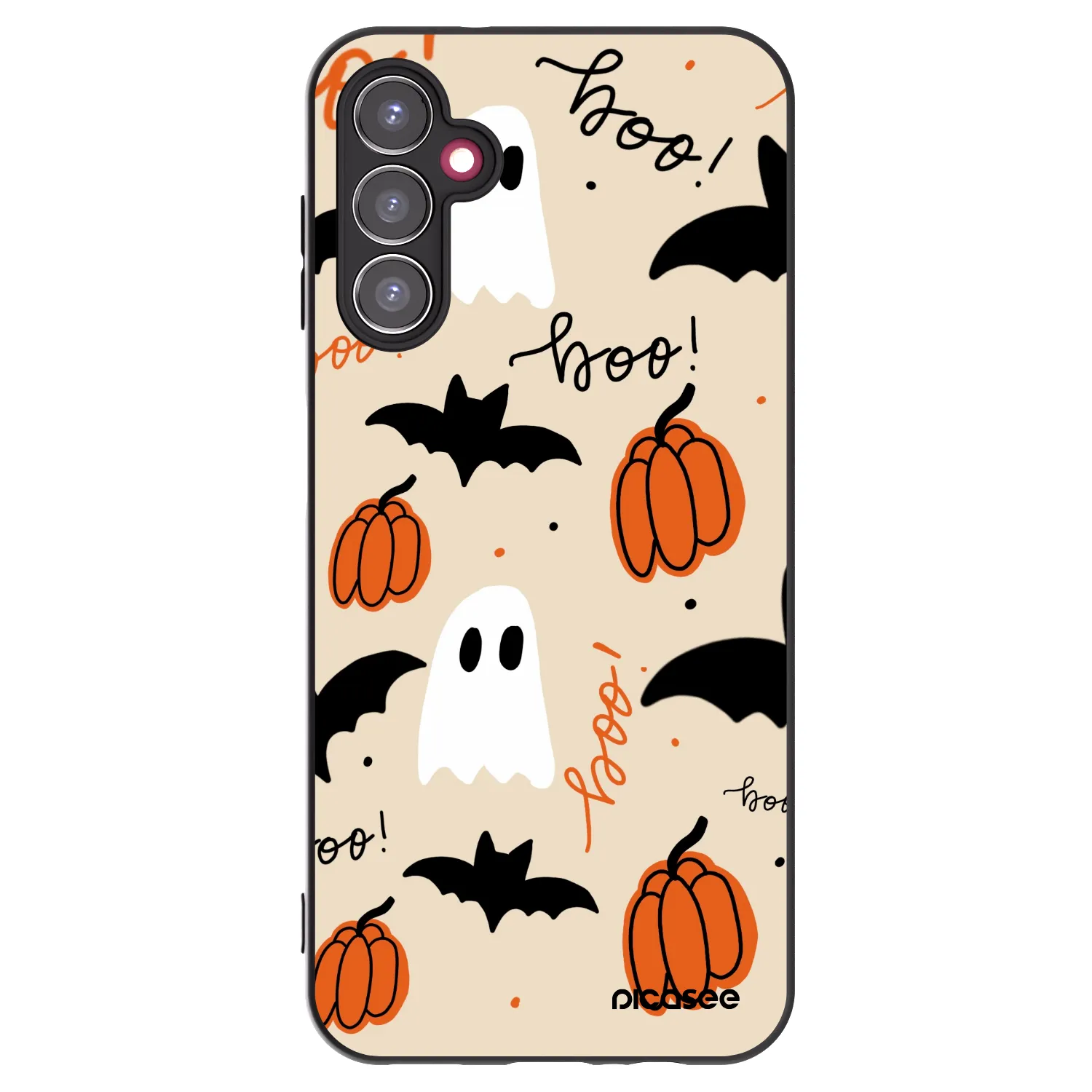 Picasee silikonski črni ovitek za Samsung Galaxy A14 4G A145R - Halloween 26