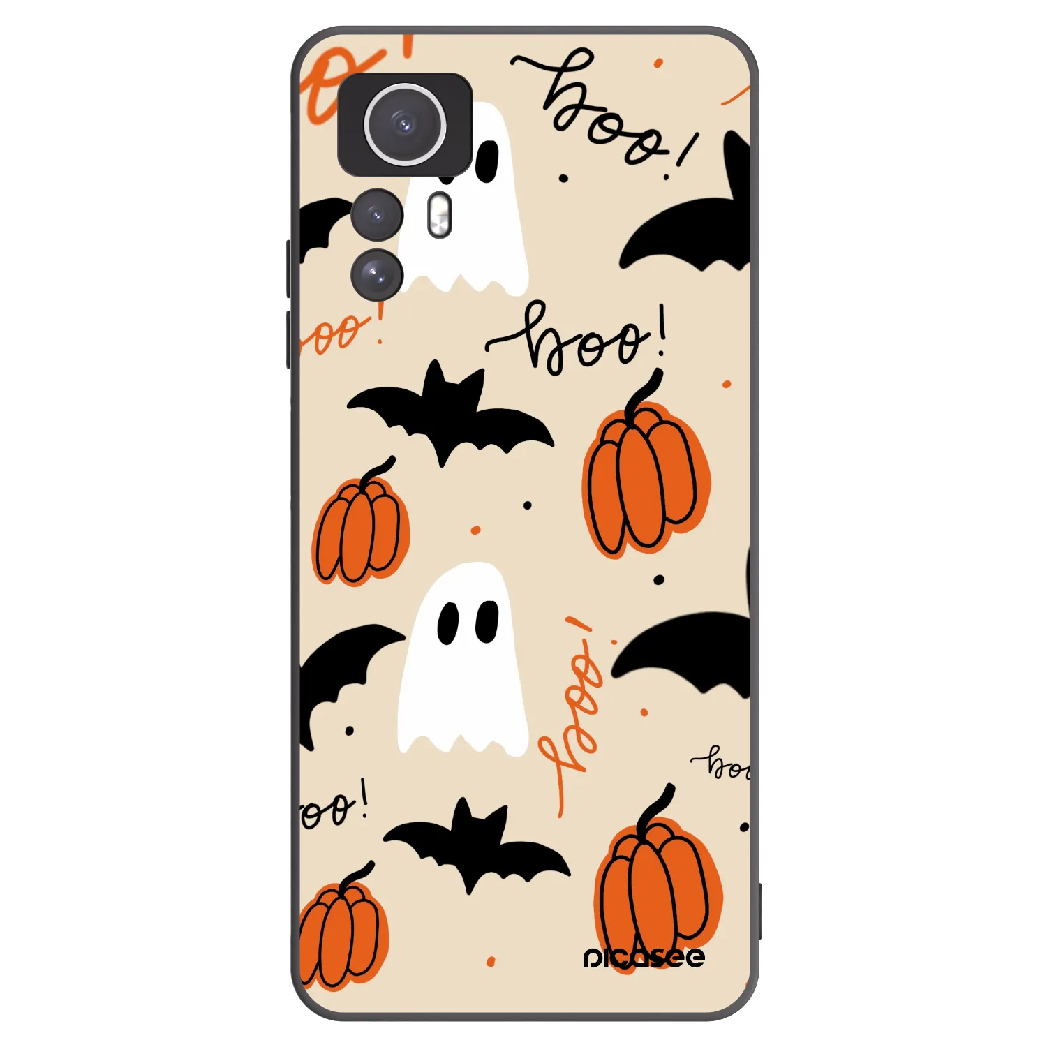 Picasee silikonski črni ovitek za Xiaomi Redmi Note 12S - Halloween 26