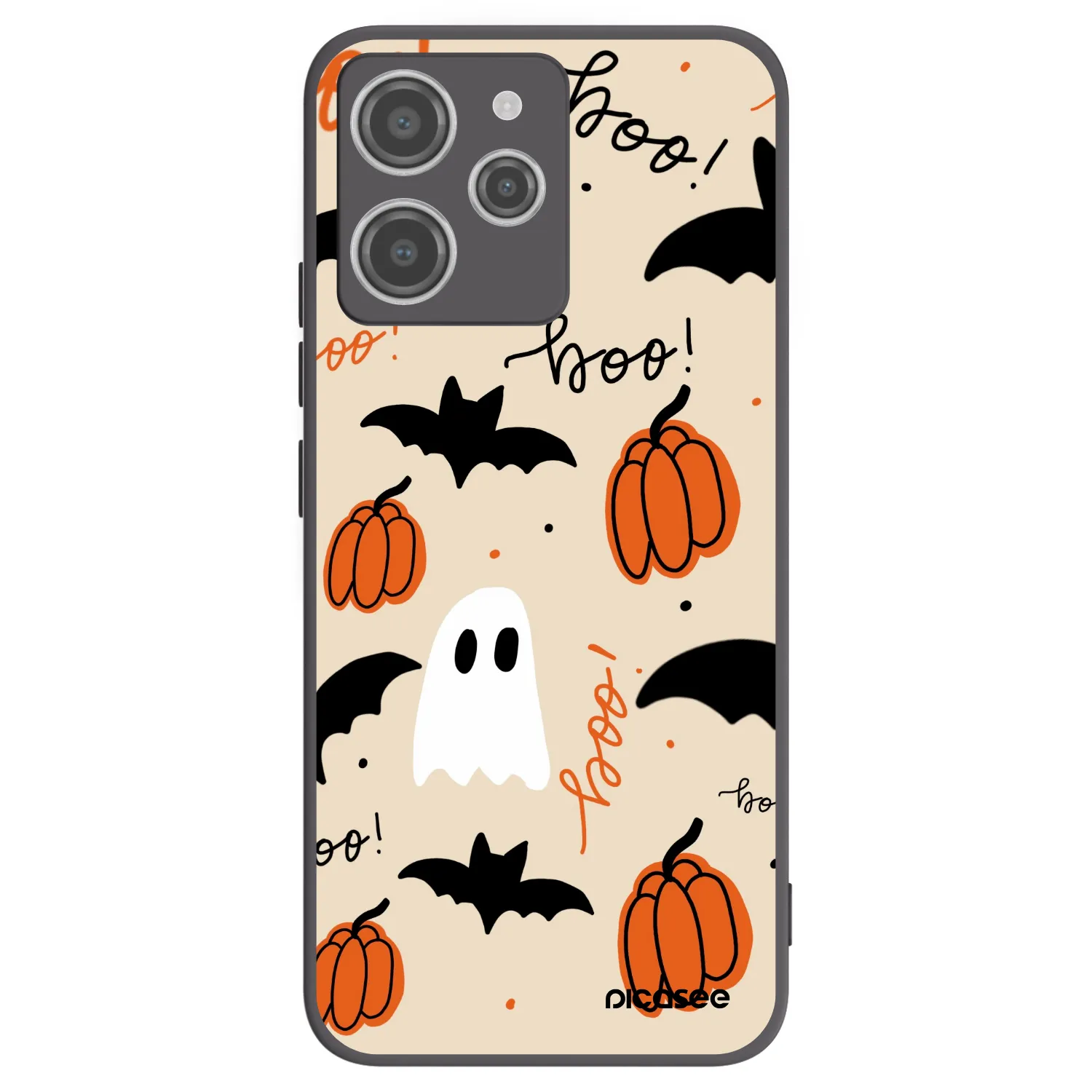 Picasee silikonski črni ovitek za Xiaomi Redmi 12 4G - Halloween 26