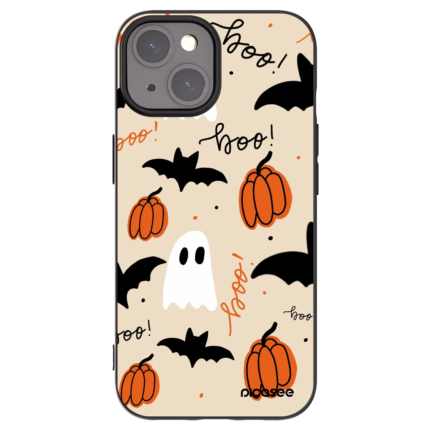 Picasee silikonski črni ovitek za Apple iPhone 15 - Halloween 26