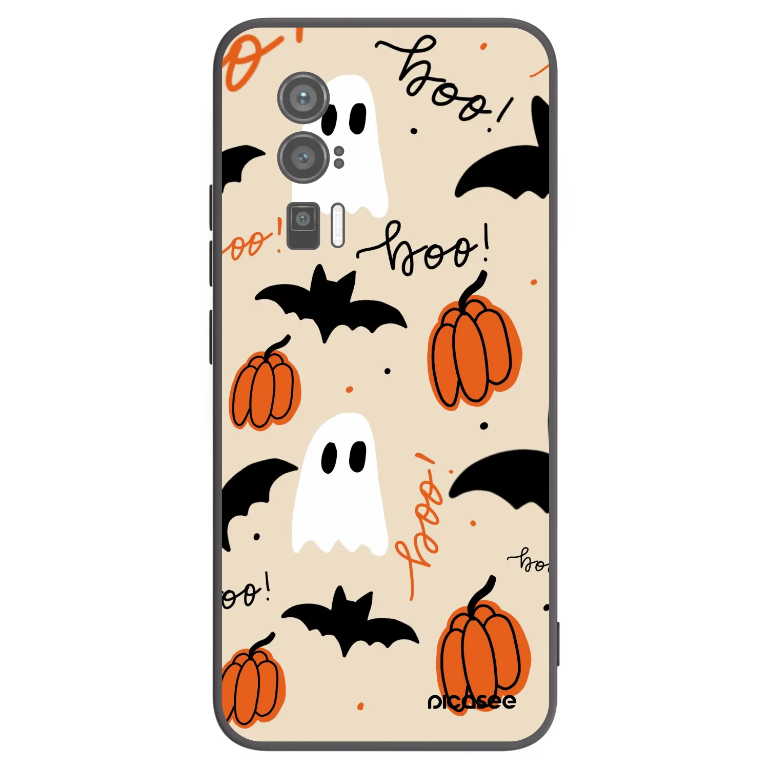 Picasee silikonski črni ovitek za Xiaomi Poco F5 Pro 5G - Halloween 26