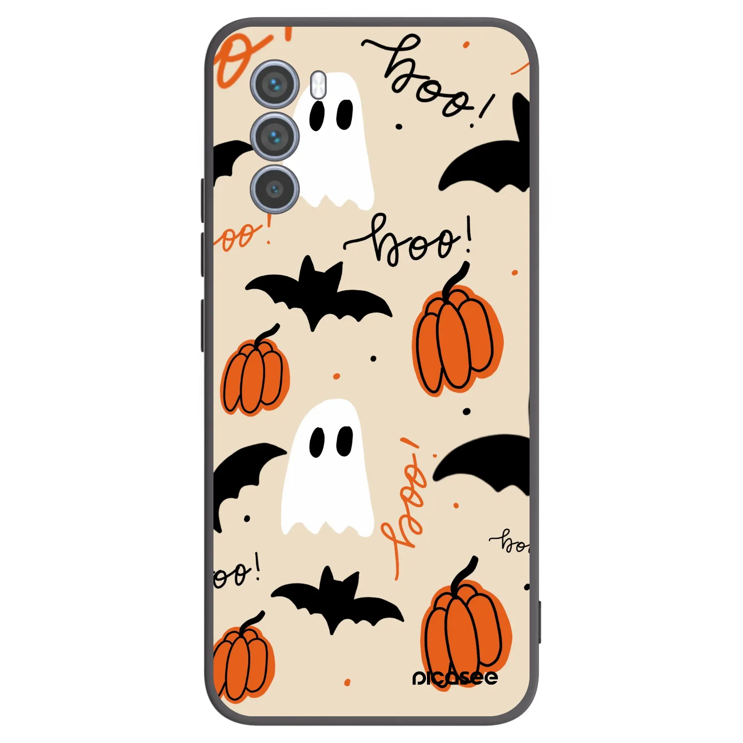 Picasee silikonski črni ovitek za Motorola Moto G62 - Halloween 26