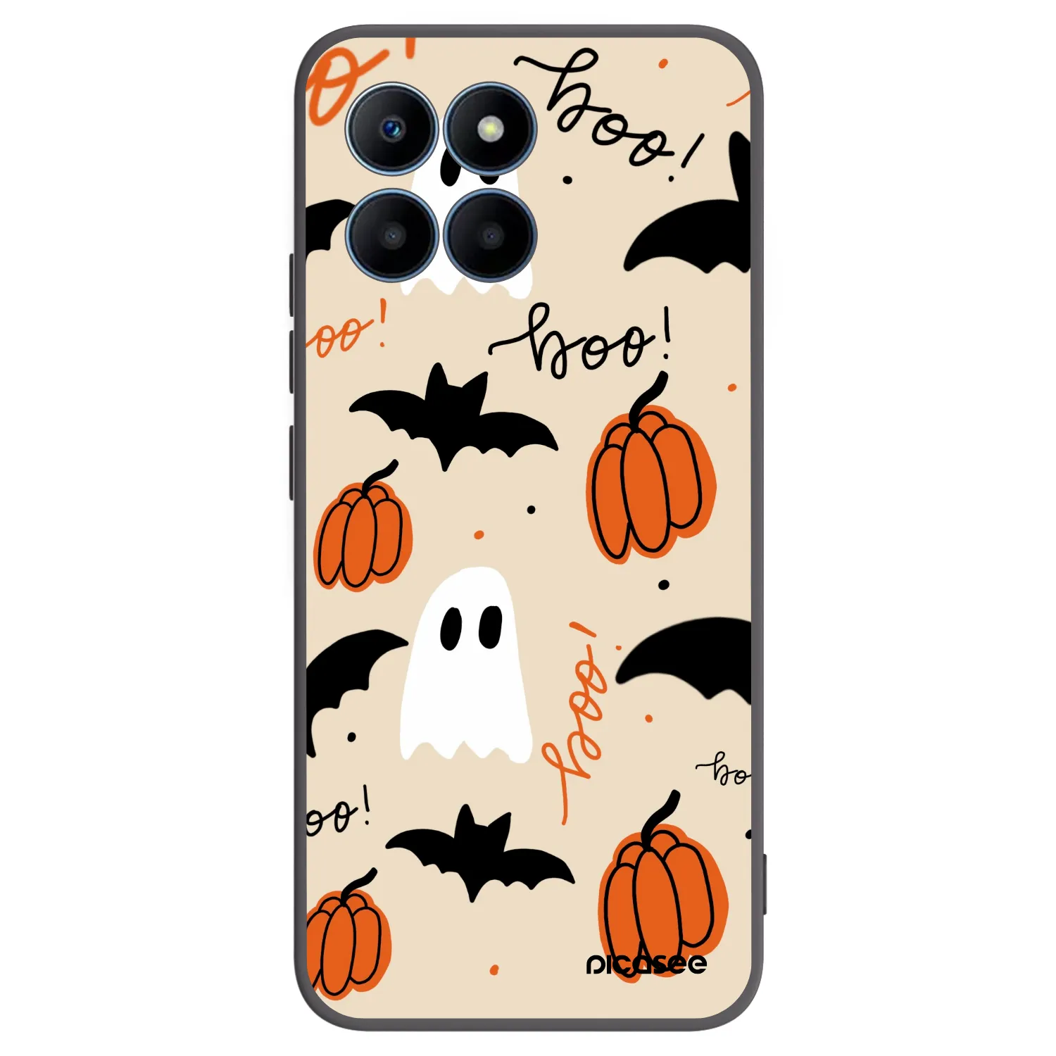 Picasee silikonski črni ovitek za Honor 70 Lite - Halloween 26
