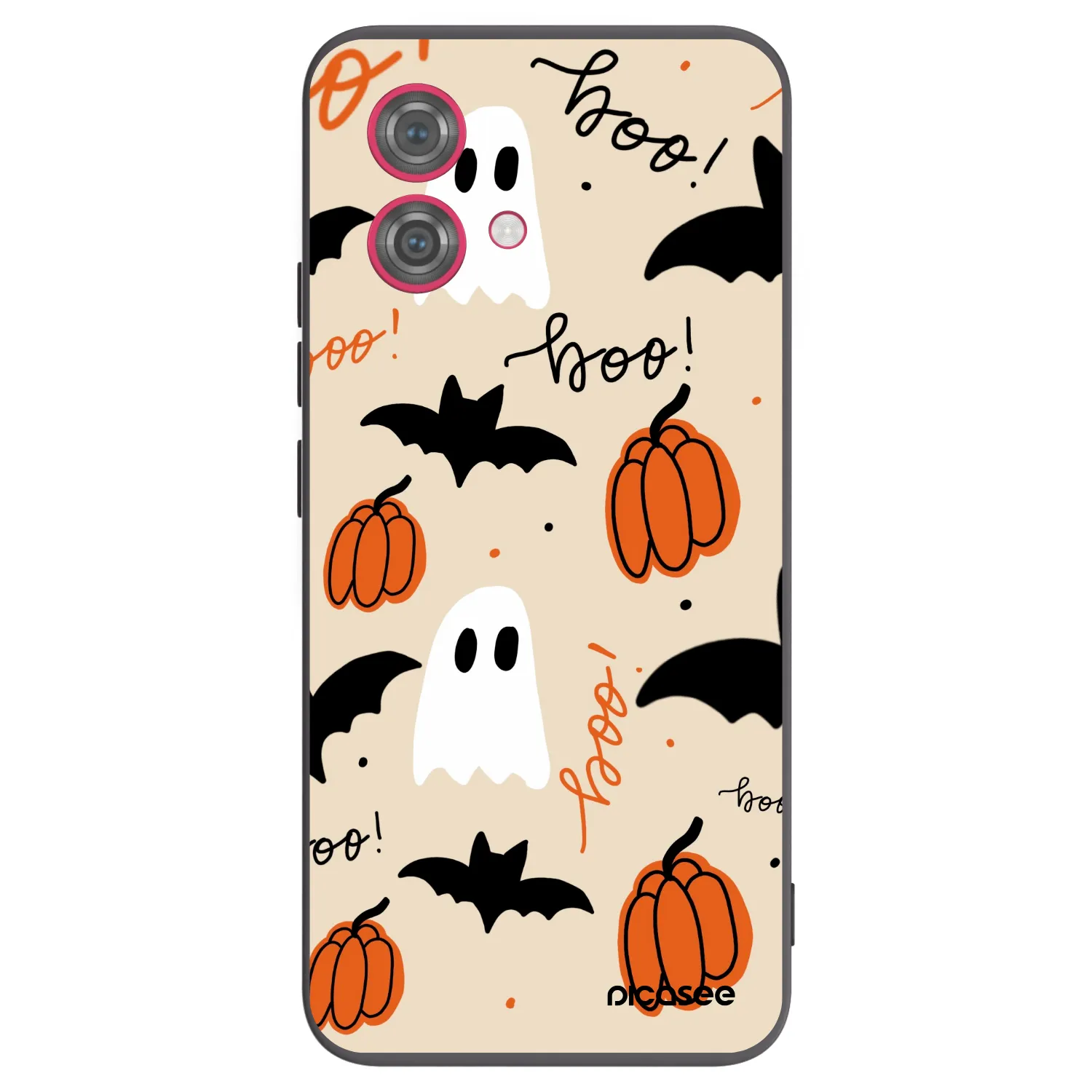 Picasee silikonski črni ovitek za Motorola Moto G84 5G - Halloween 26