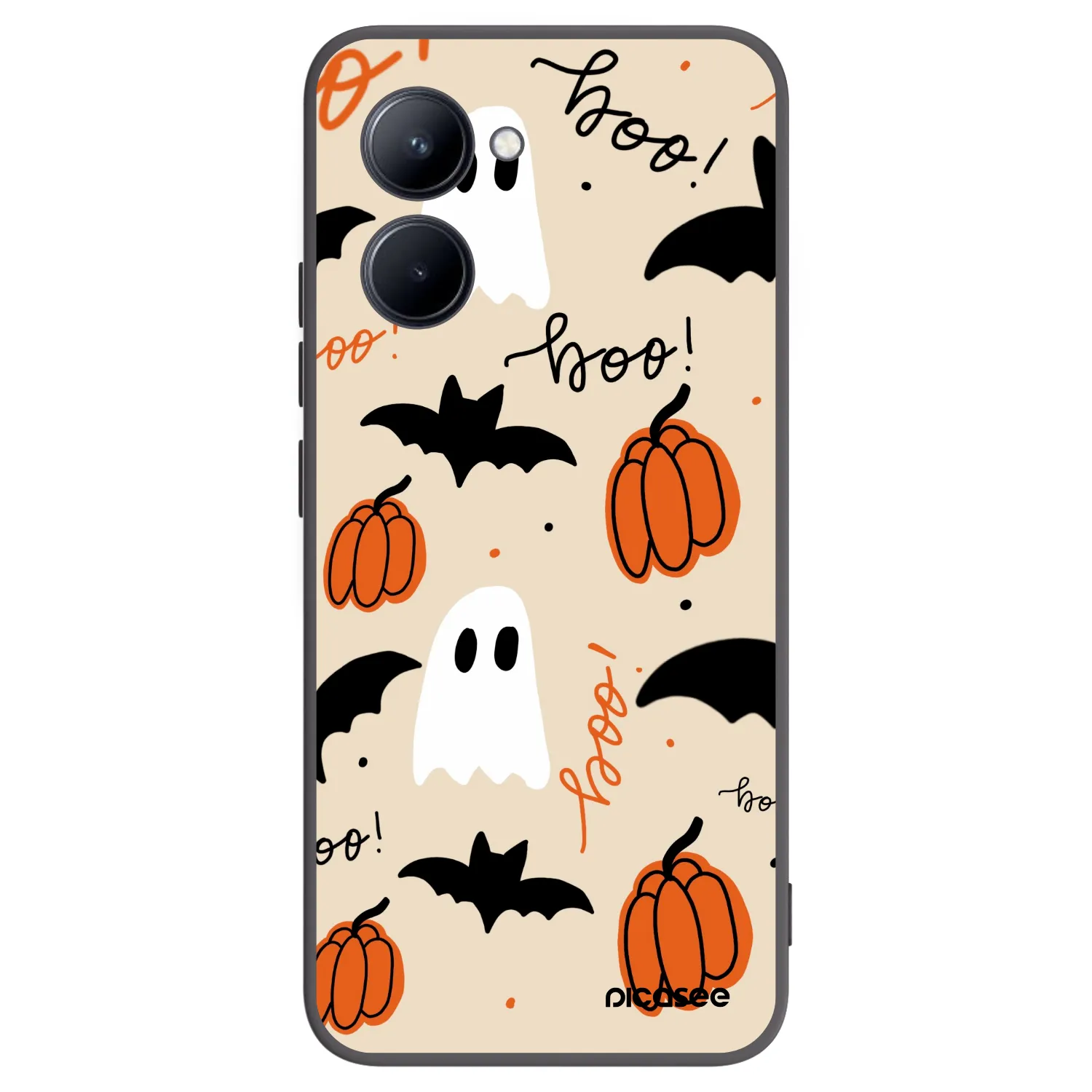 Picasee silikonski črni ovitek za Realme C33 (2023) - Halloween 26