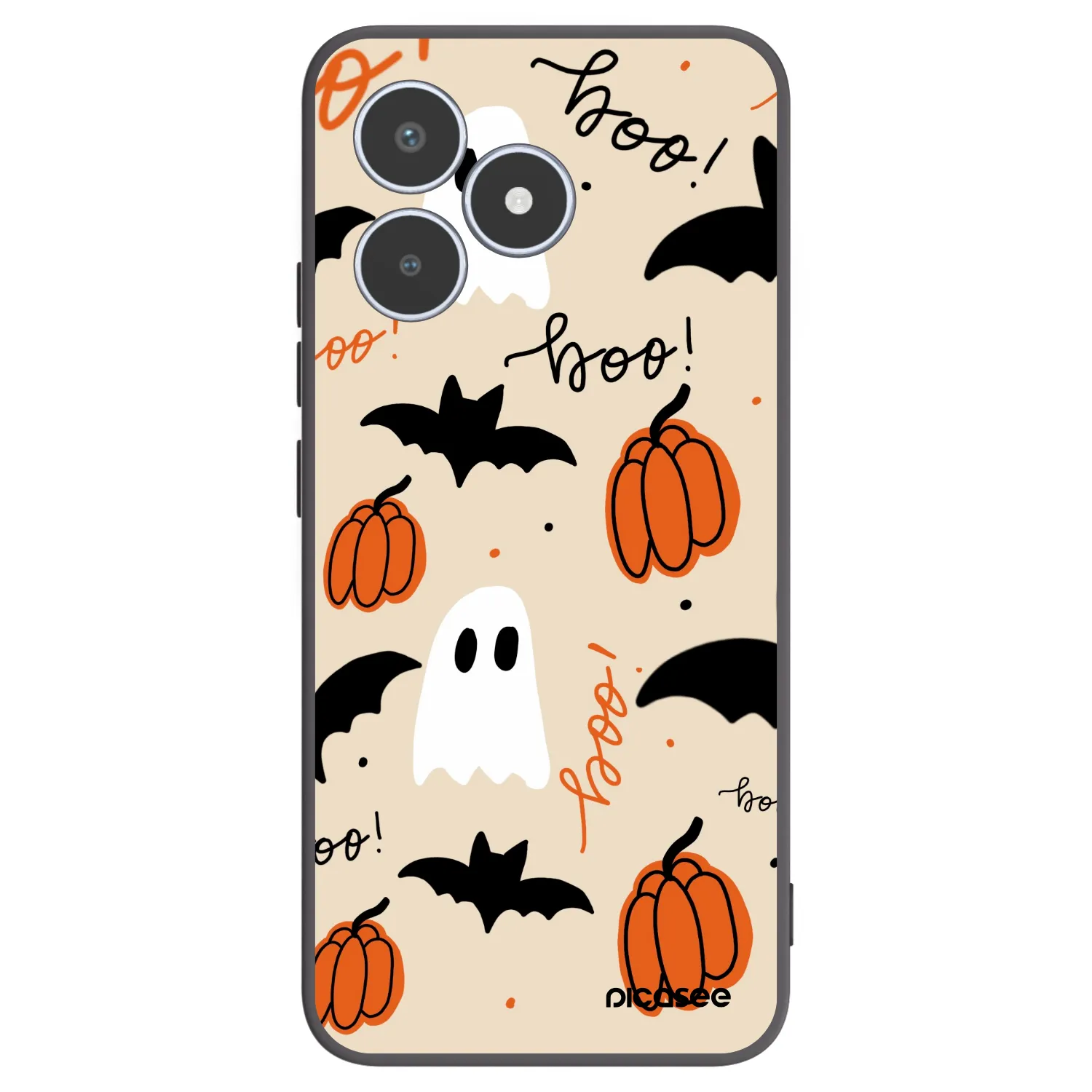 Picasee silikonski črni ovitek za Realme C53 - Halloween 26