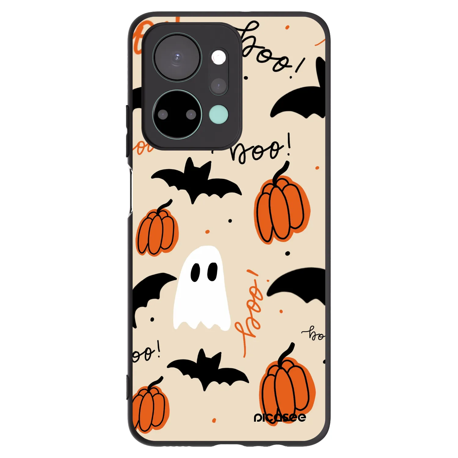 Picasee silikonski črni ovitek za Honor X7a - Halloween 26