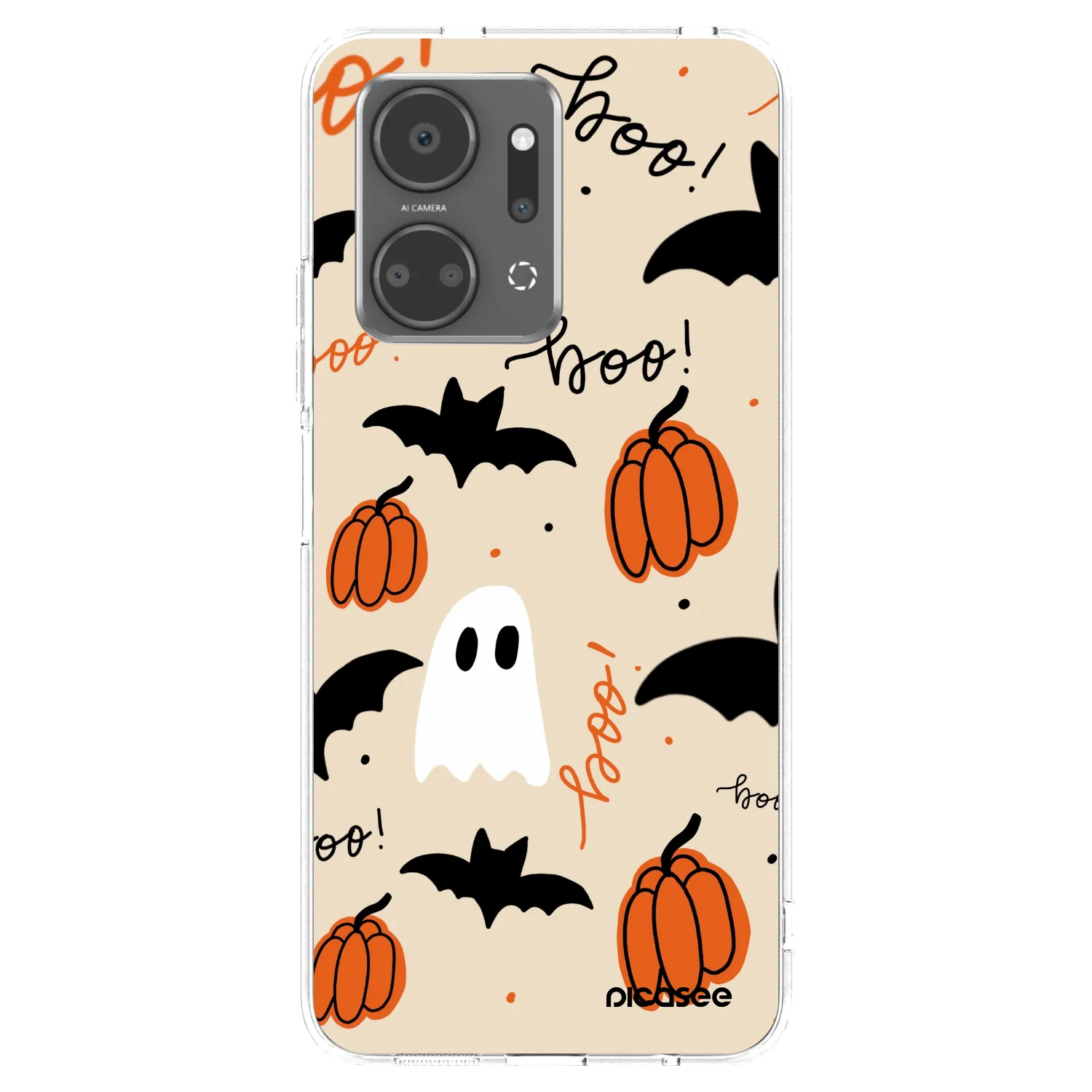 Picasee silikonski prozorni ovitek za Honor X7a - Halloween 26