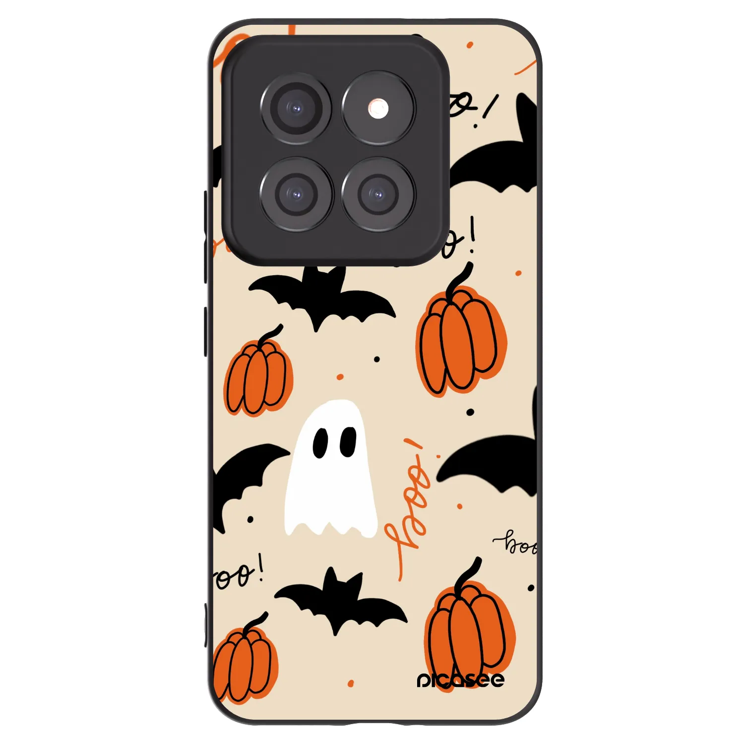 Picasee silikonski črni ovitek za Xiaomi 14 Pro - Halloween 26