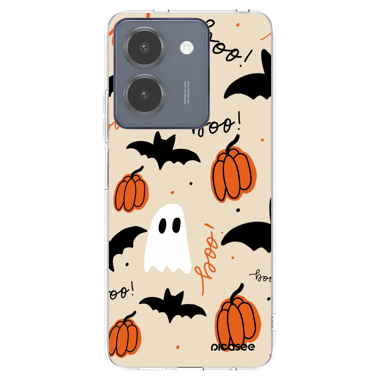 Picasee silikonski prozorni ovitek za Vivo Y36 4G - Halloween 26
