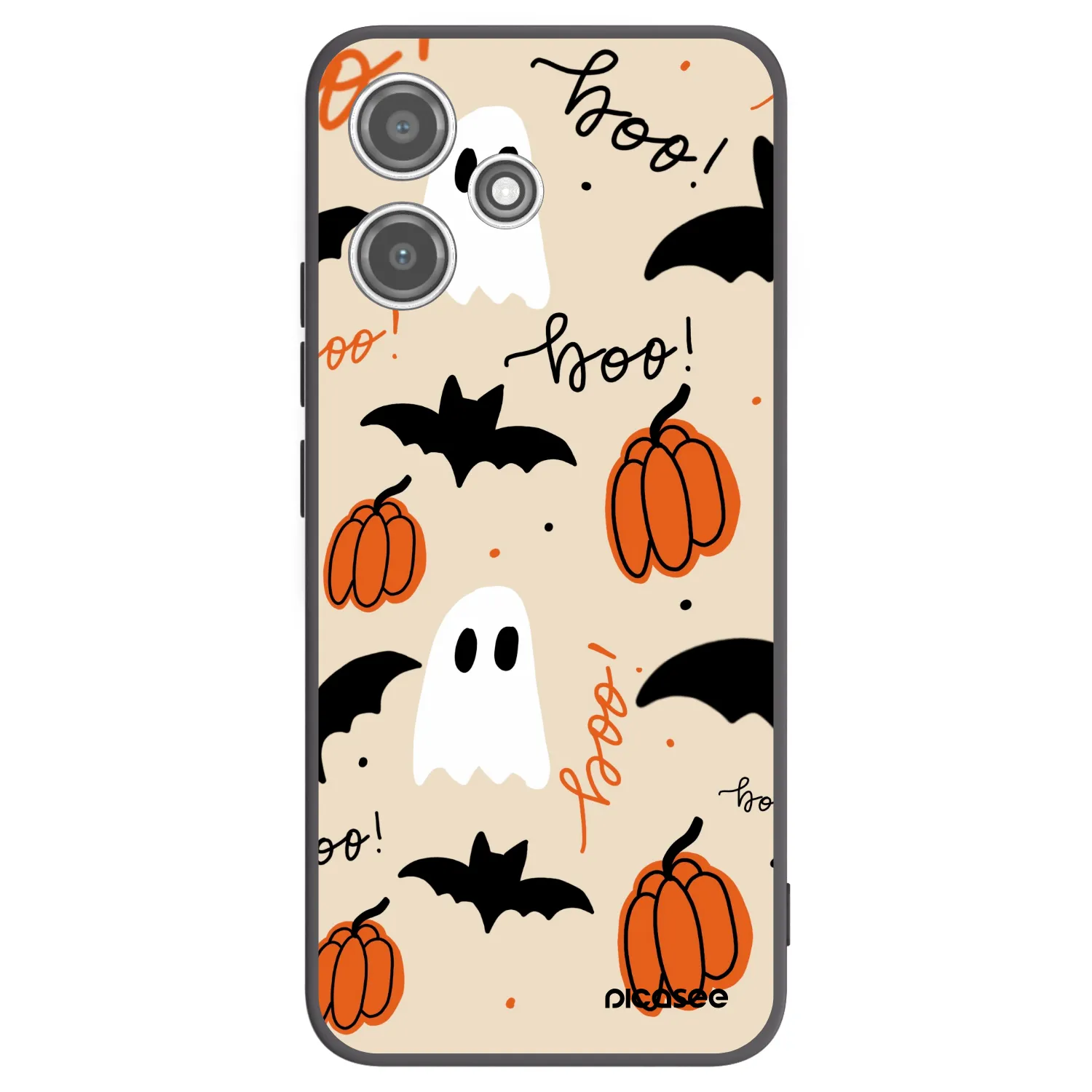 Picasee silikonski črni ovitek za Xiaomi Redmi 12 5G - Halloween 26