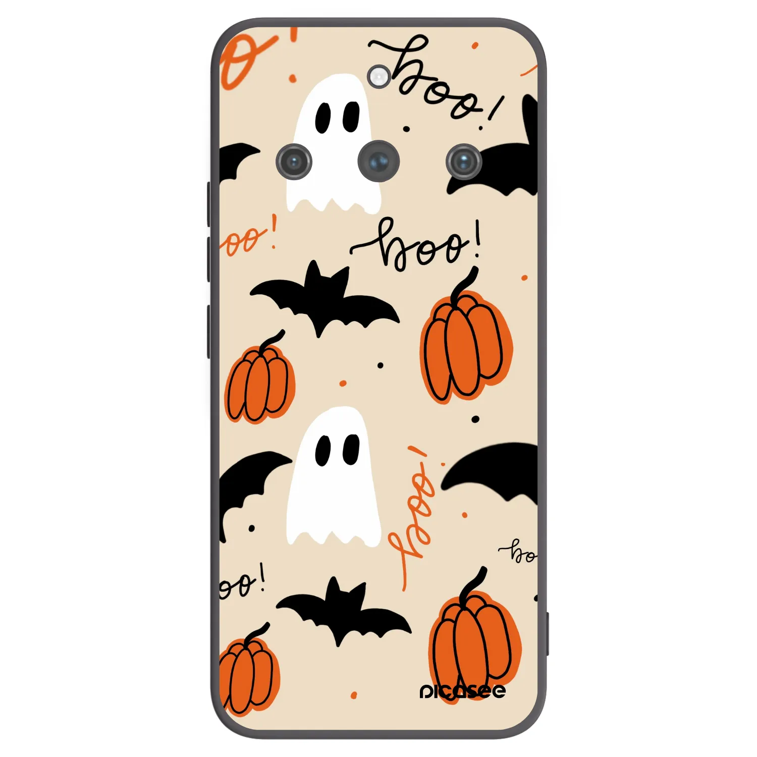 Picasee silikonski črni ovitek za Realme 11 Pro+ - Halloween 26