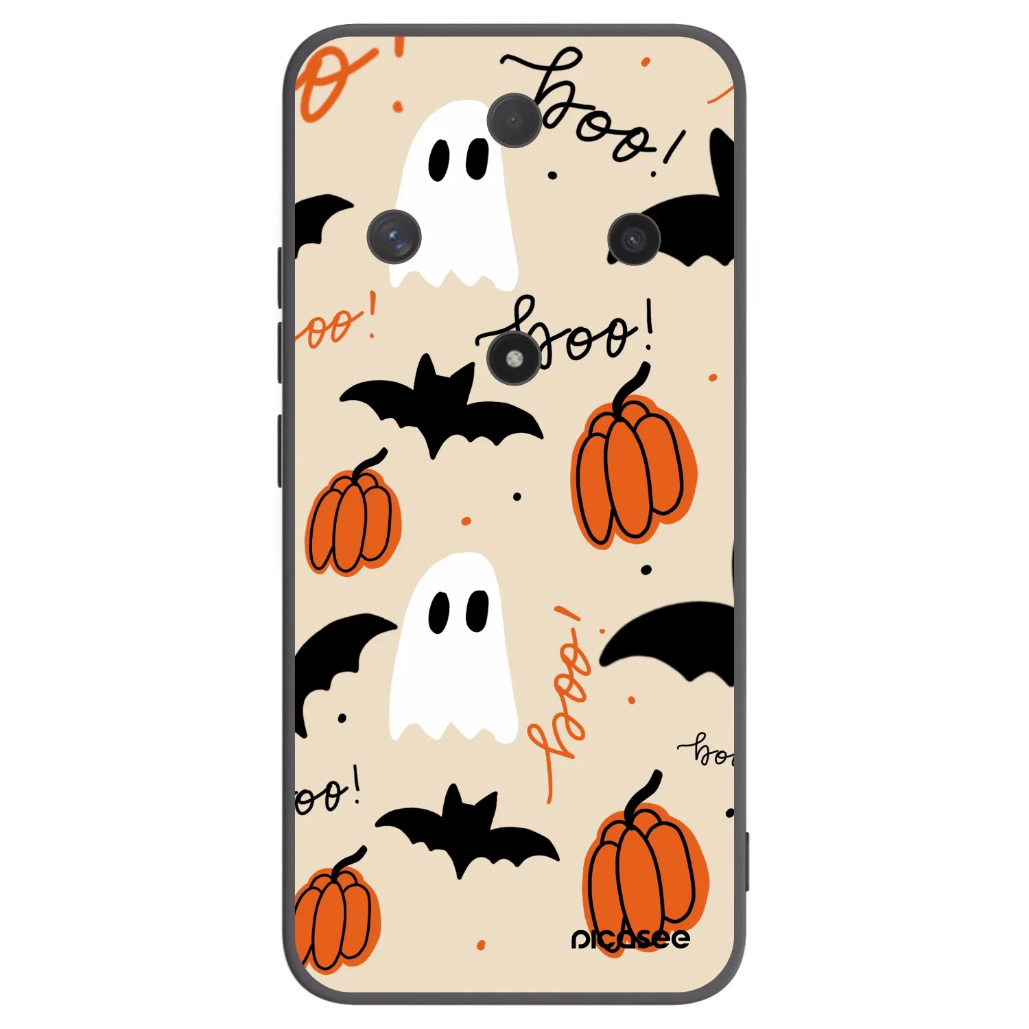 Picasee silikonski črni ovitek za Honor Magic6 Lite 5G - Halloween 26