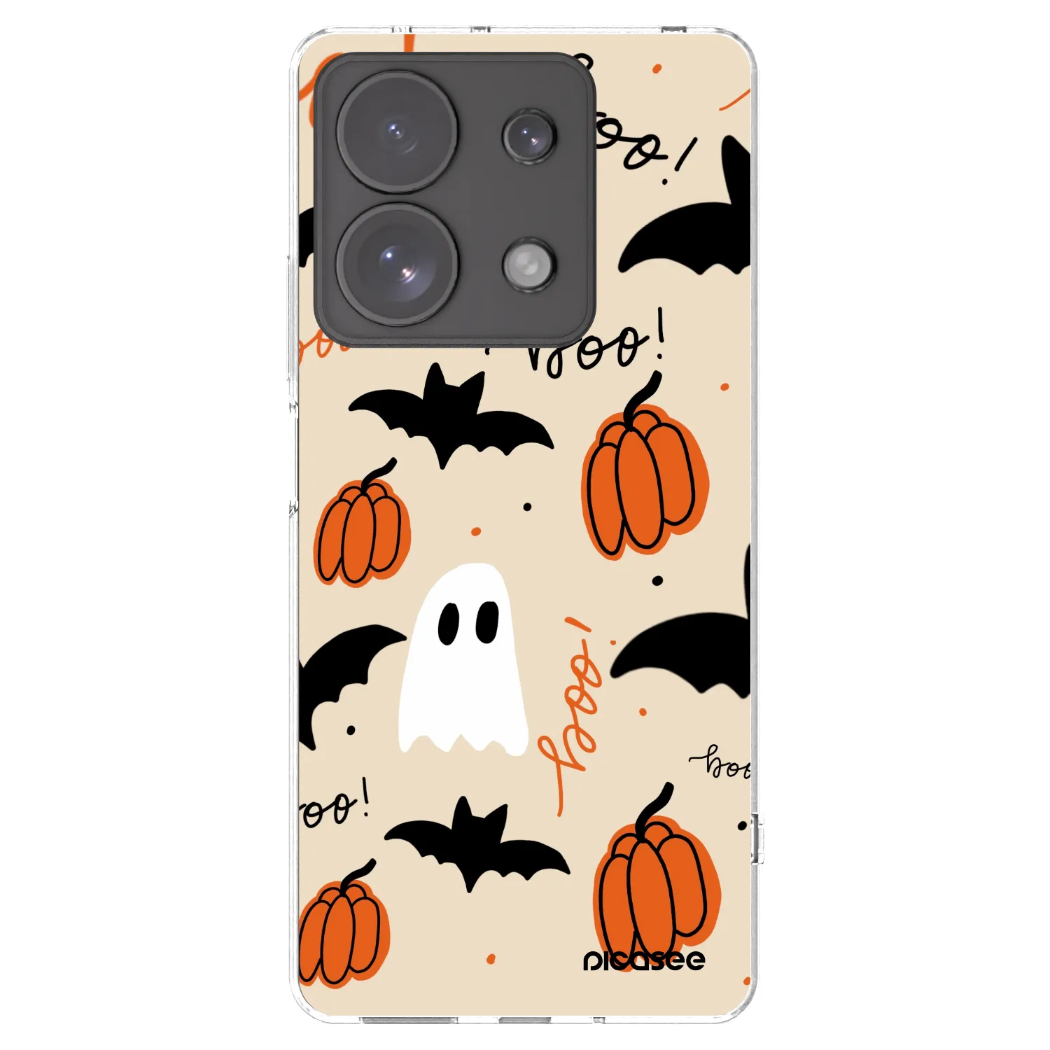 Picasee silikonski prozorni ovitek za Xiaomi Redmi Note 13 Pro 4G - Halloween 26