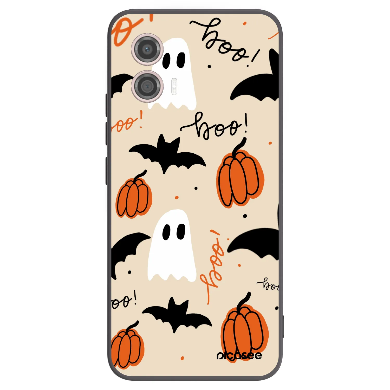 Picasee silikonski črni ovitek za Motorola Moto G53 5G - Halloween 26